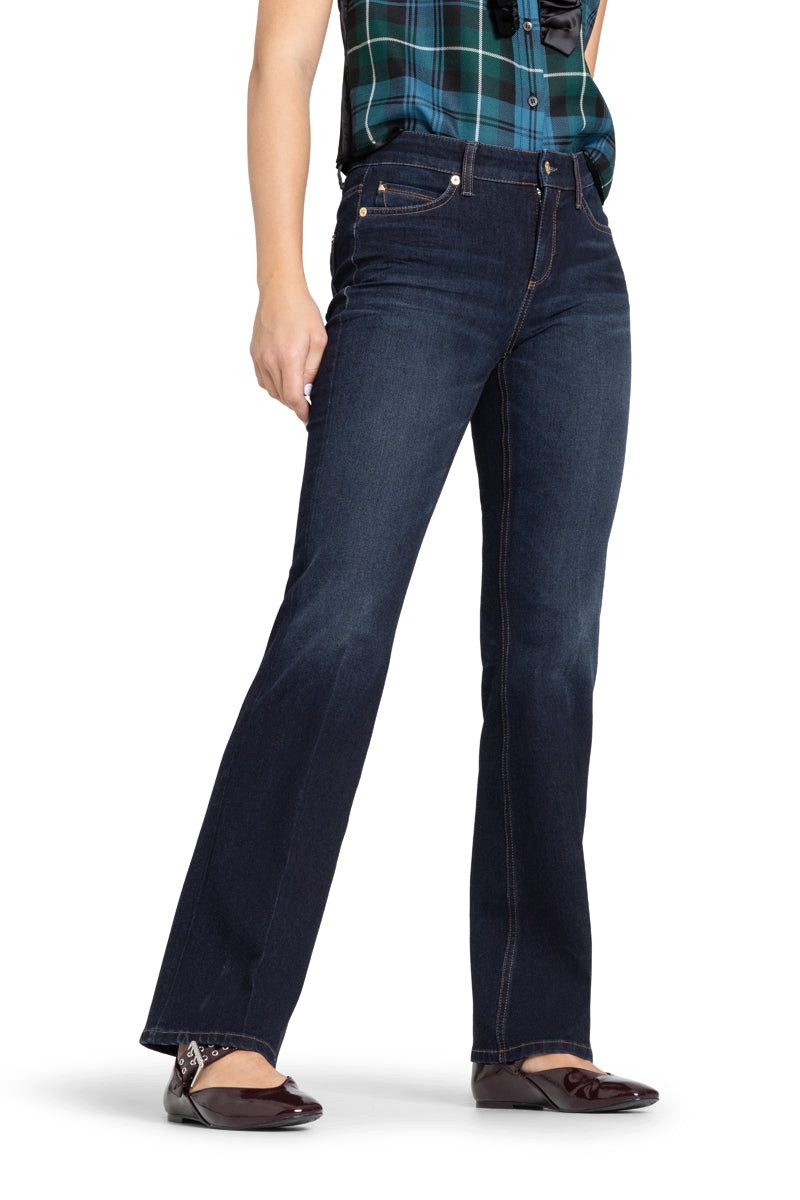 Cambio 5-Pocket-Jeans CAMBIO Jeans PARIS FLARED Mid Waist - Deep Ocean Used