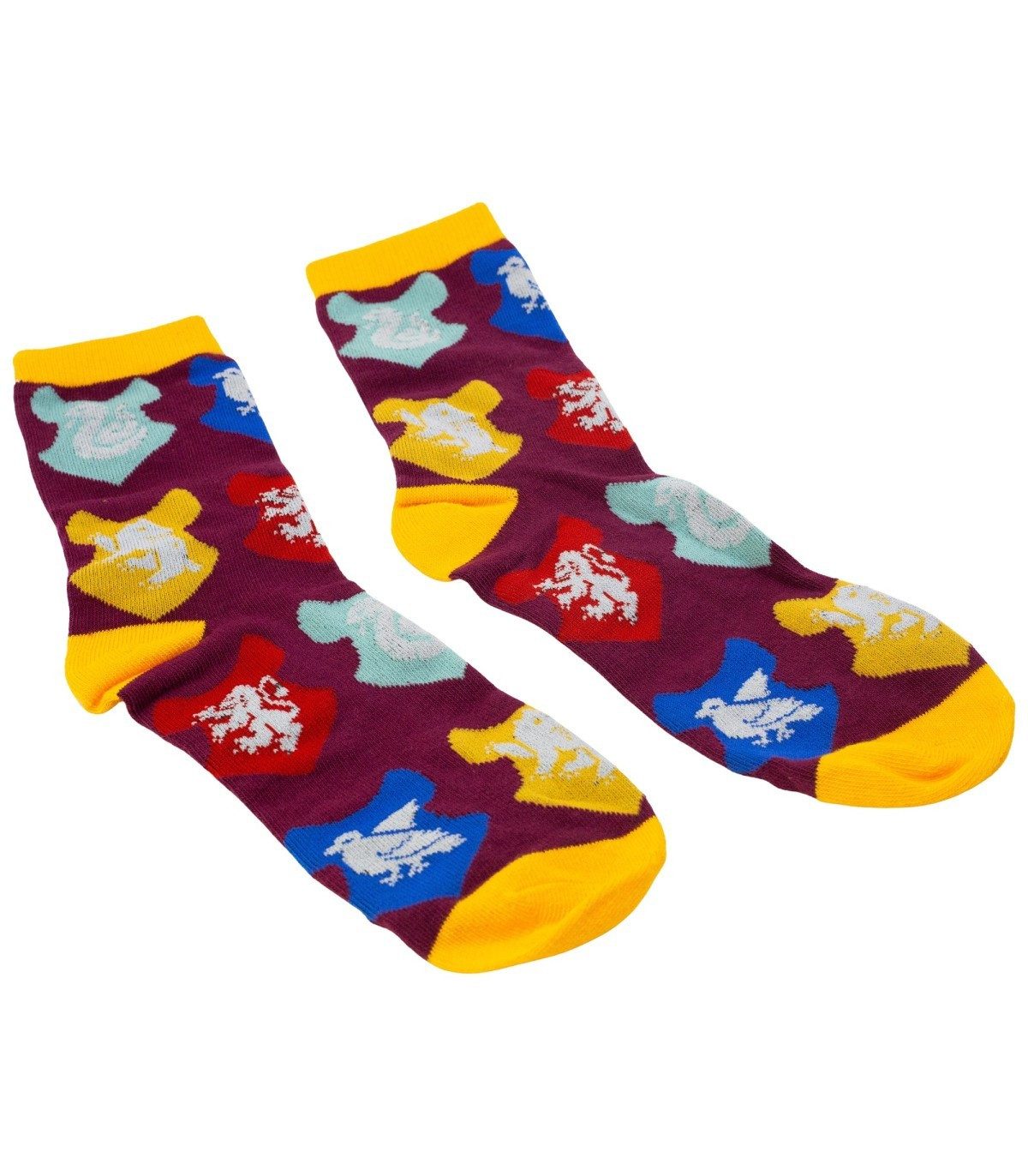 Harry Potter Tasse Chibi Geschenkset mit Keramiktasse und Socken Größe 31 bis 38, 2-tlg., Keramik, Textil, Geschenkset mit Keramiktasse und Socken