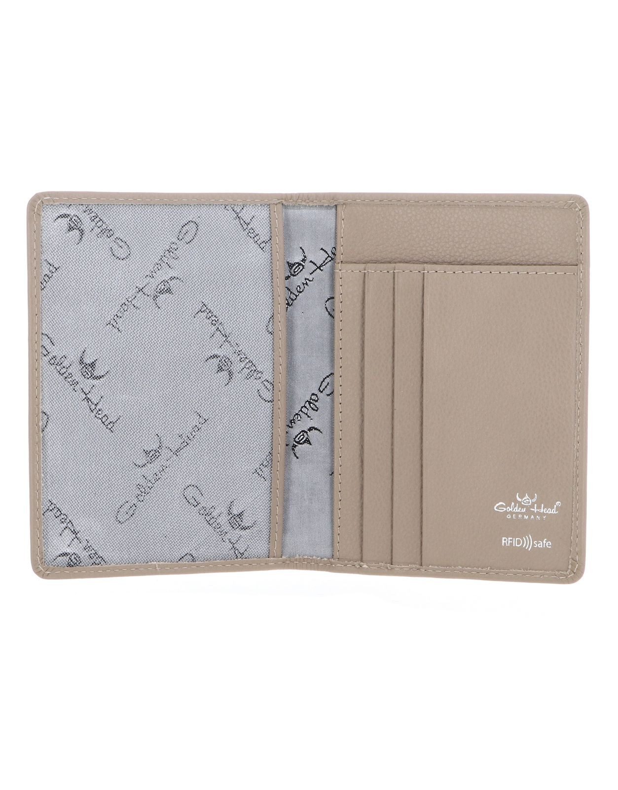 Golden Head Etui Ausweisetui 4480, aus echtem Rindsleder mit RFID-Blocker Schutz