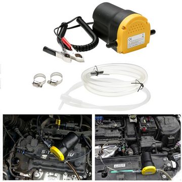 Clanmacy Ölabsaugpumpe 12V 60W Absaugpumpe Ölpumpe Ölabsaugpumpe Elektrisch Dieselpumpe