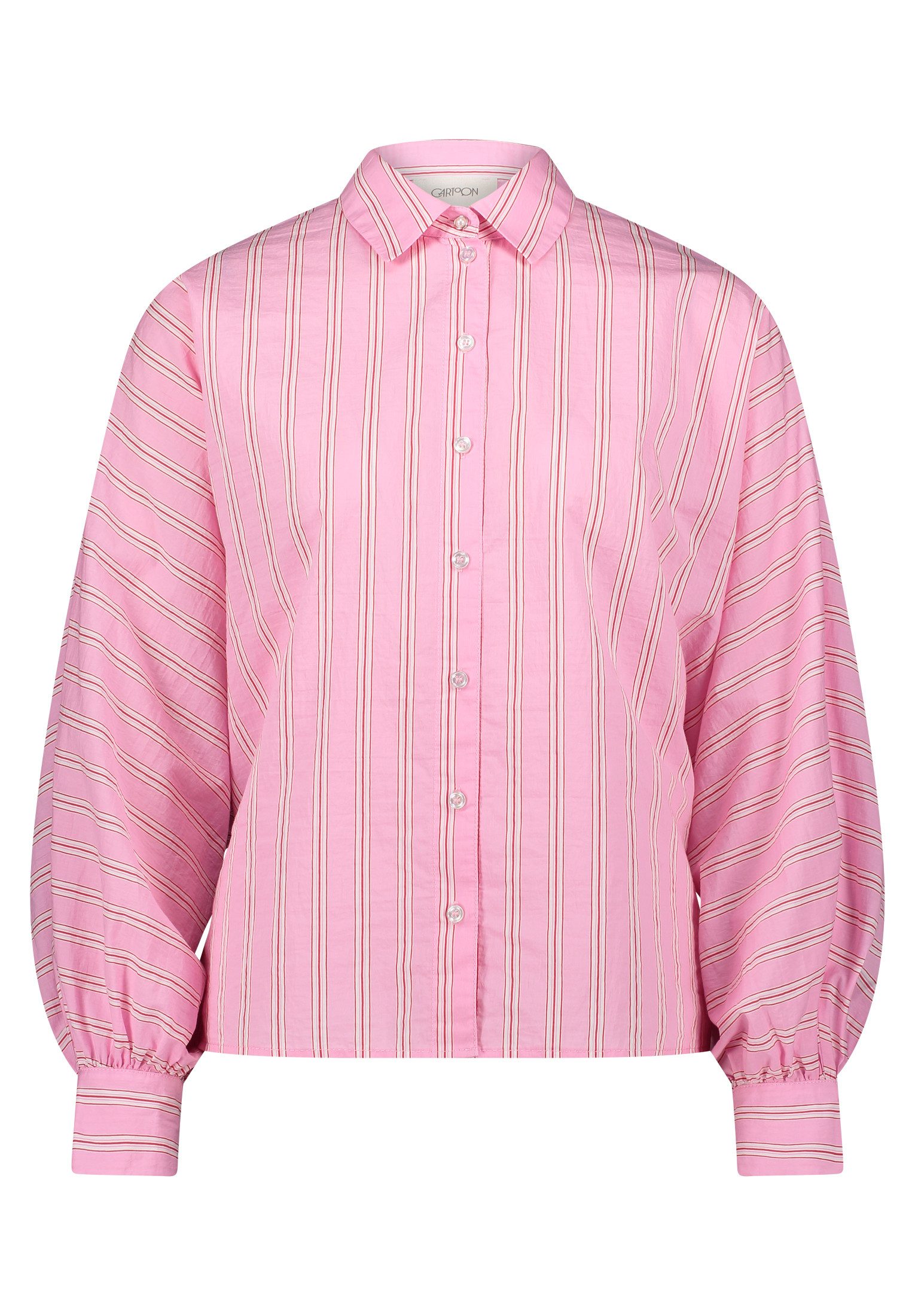 Cartoon Schlupfbluse Damen mit Streifen