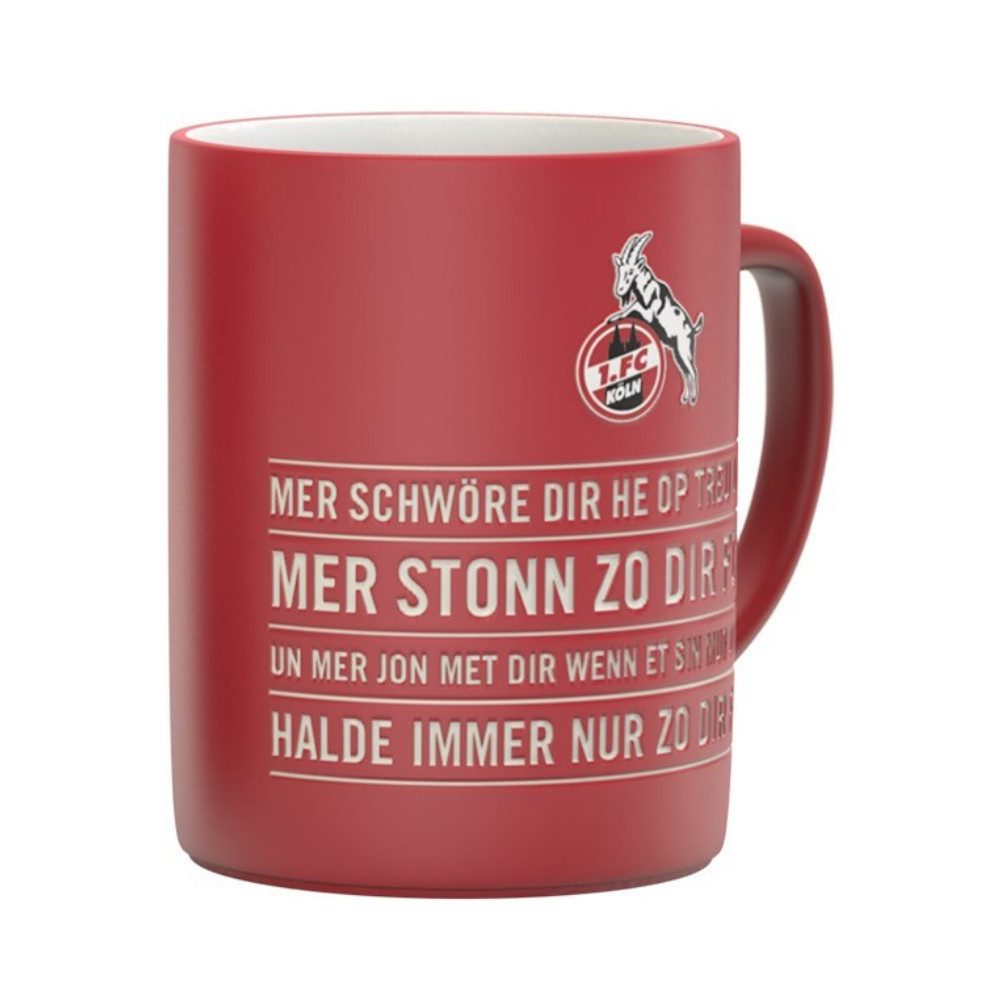 VertriebsArena GmbH Becher 1. FC Köln Tasse "Hymne", Keramik