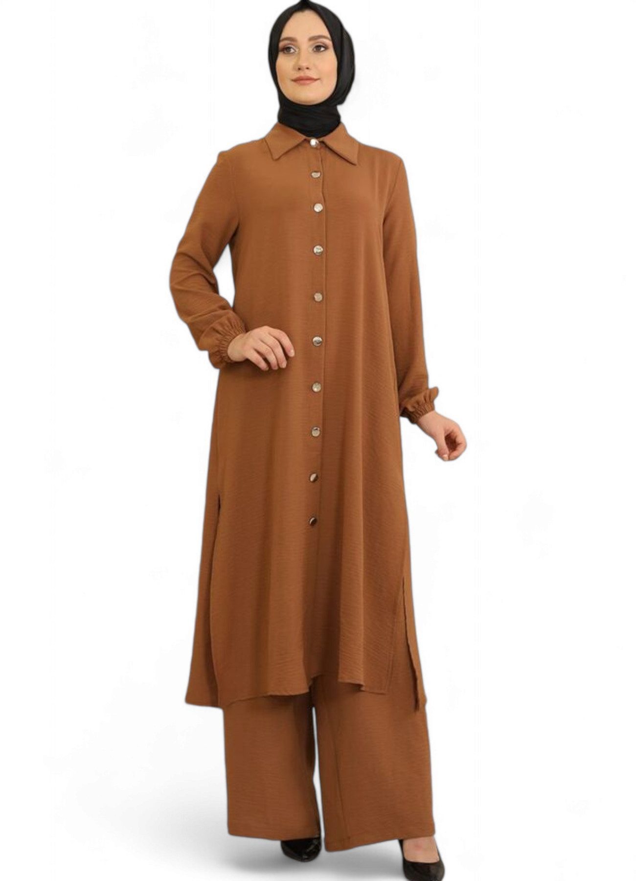 Modavitrini Longtunika Damen Anzug Lange Tunika günstig online kaufen