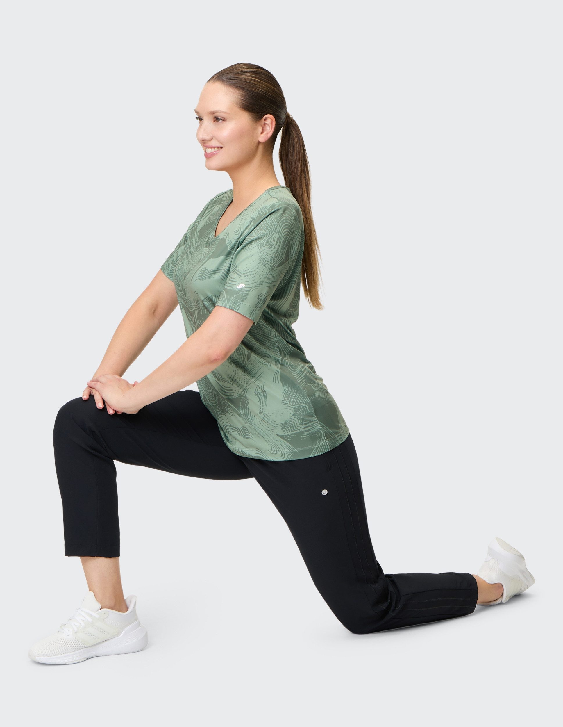 Joy Funktionsshirt SALLY T-Shirt misty sage print