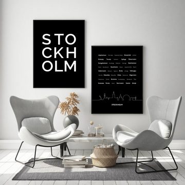 NORDIC WORDS Poster Stockholmer Vororte #1