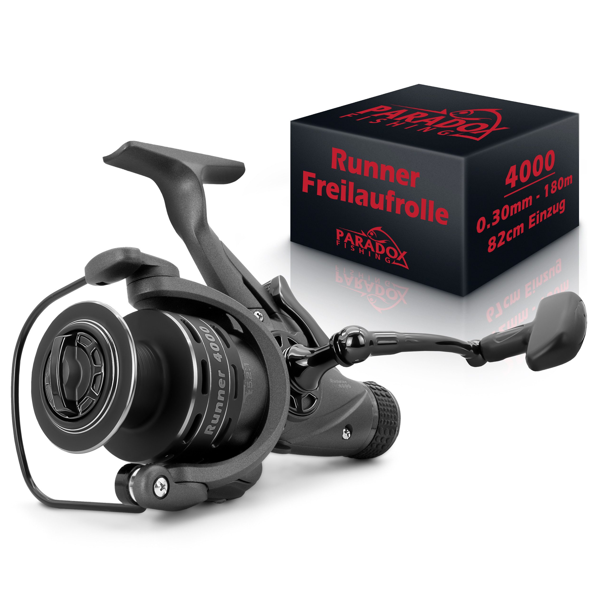 Paradox Fishing Freilaufrolle Runner 3000, 4000, 3000, 4000)