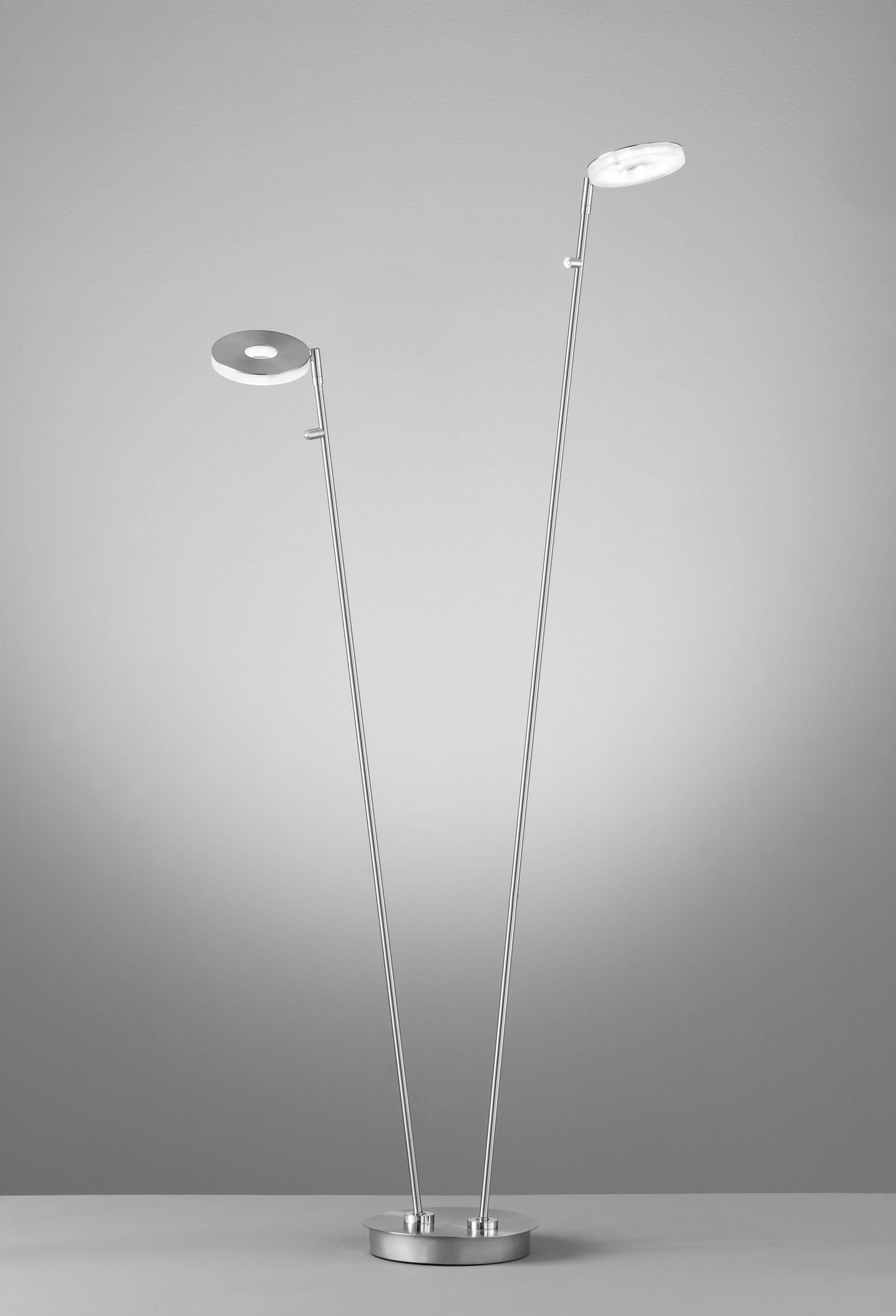 FISCHER & LED Farbwechsler LED Stehlampe Dimmfunktion, Dent, HONSEL integriert, fest