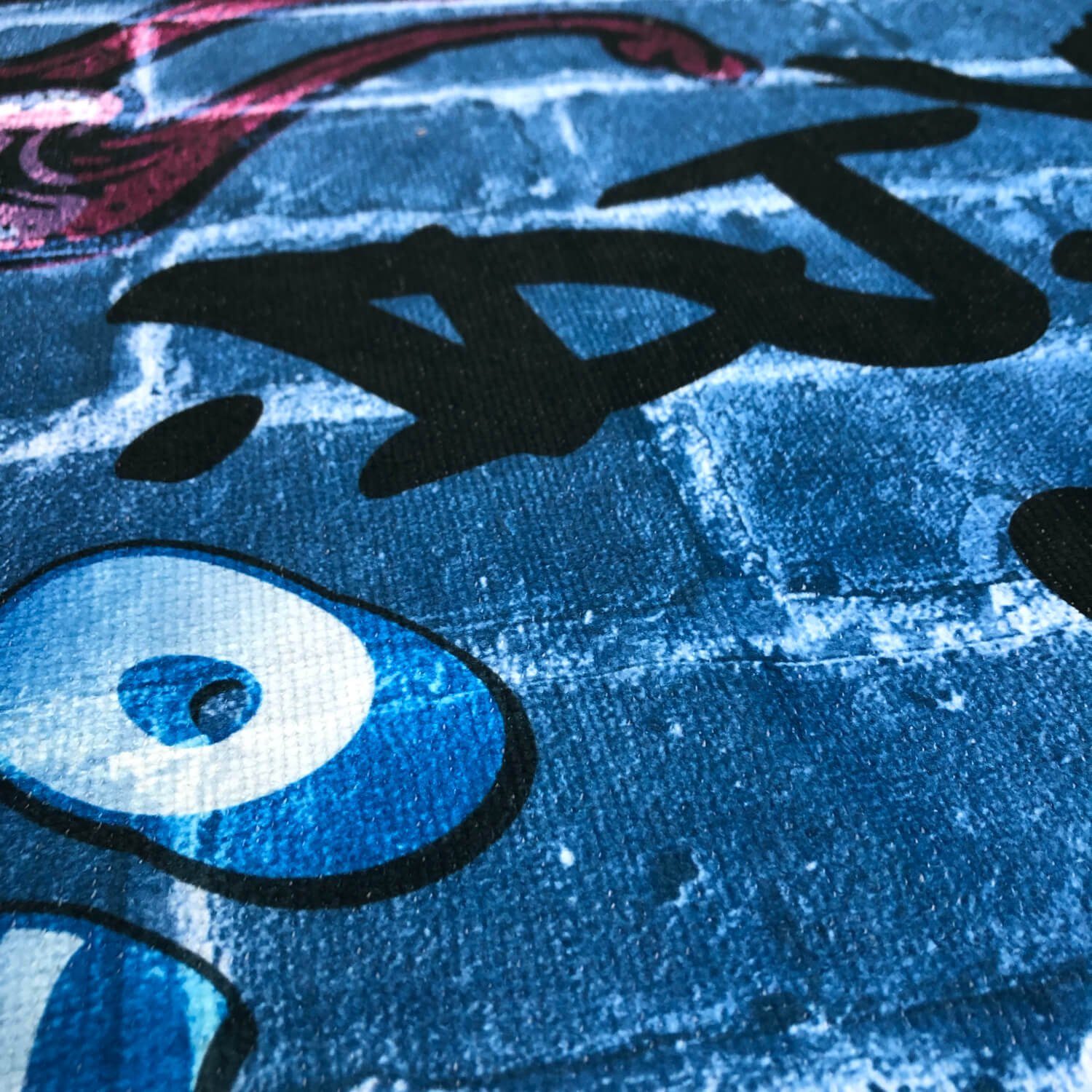 ESPiCO Strandtuch Graffiti, Frottee-Velour (1-St), Skater, Kunst, Sprayer