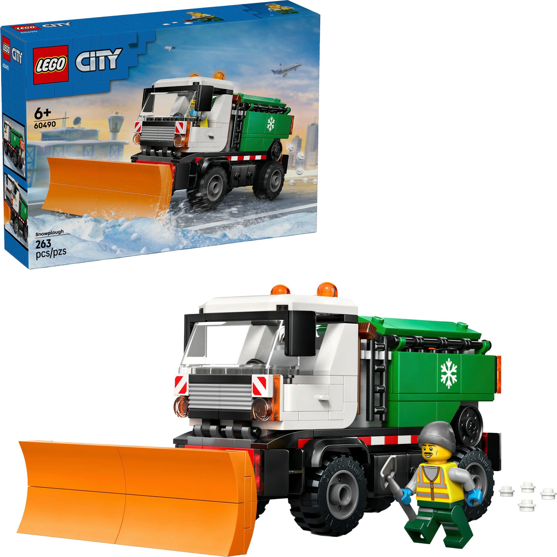LEGO® Schneepflug (60490), LEGO City Konstruktionsspielsteine, (263 St), Ma günstig online kaufen