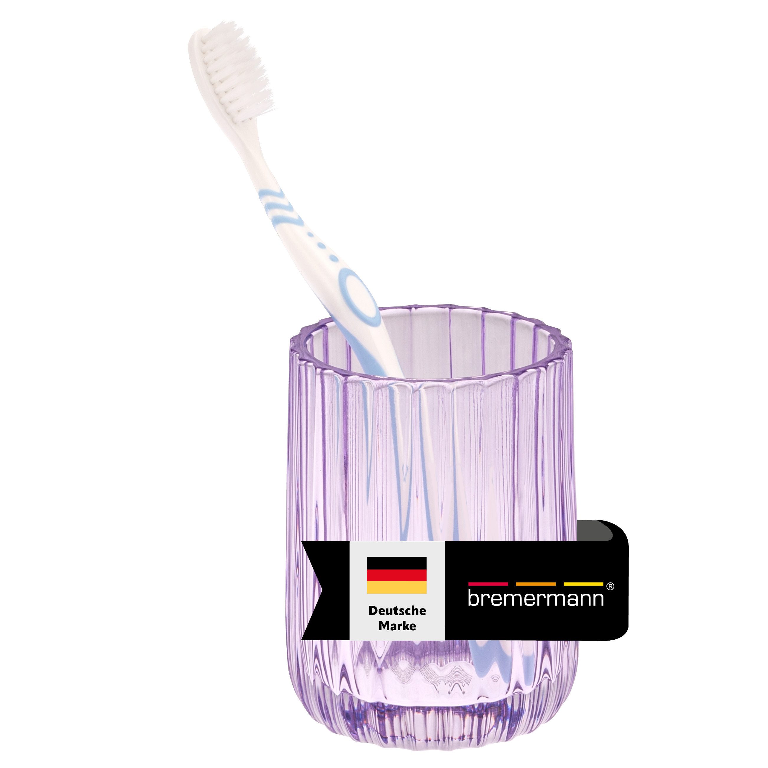 bremermann Zahnputzbecher Zahnputzbecher aus Glas, Zahnbürstenhalter, günstig online kaufen