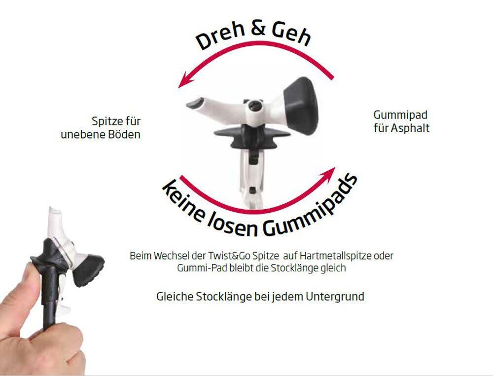 Swix Nordic-Walking-Stöcke CT3 Twist&Go, Just Click – Bild 3 von 5