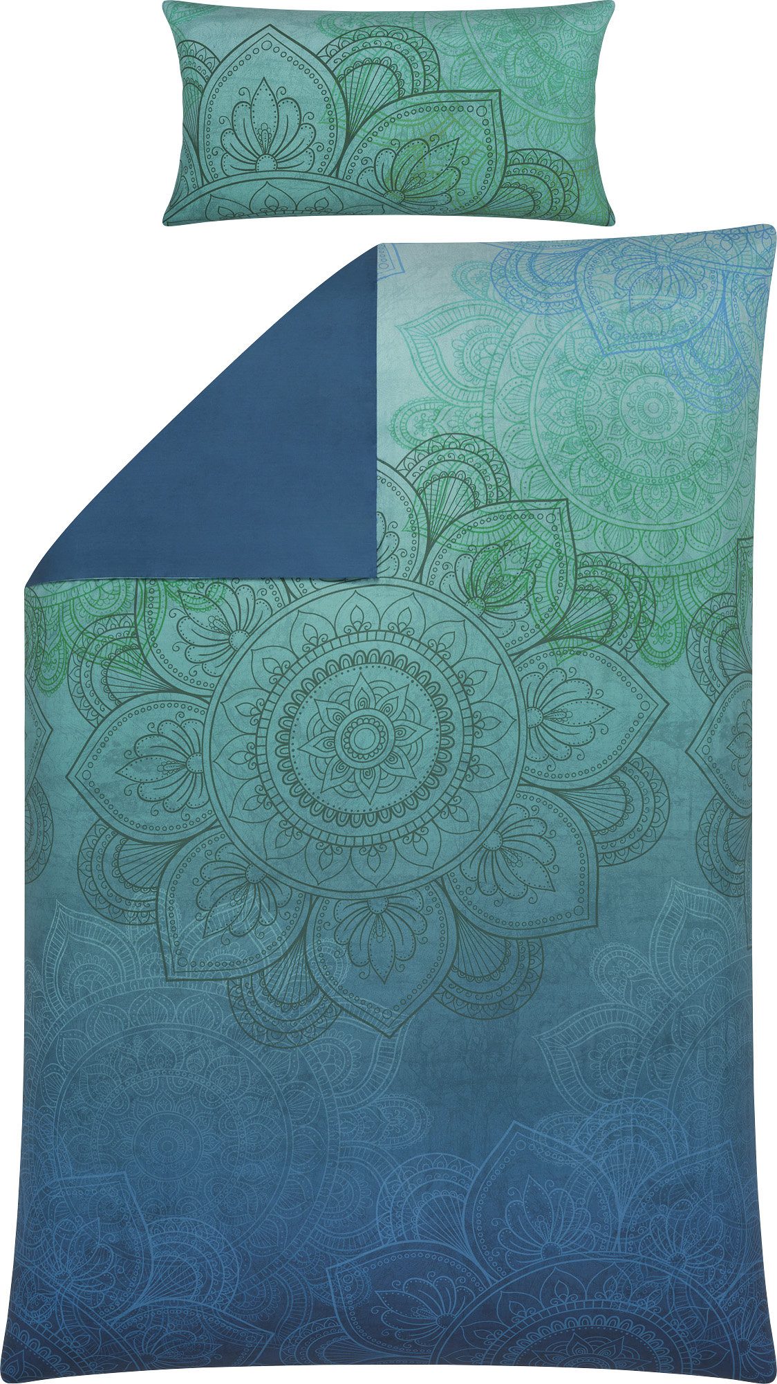 Erwin Müller Bettwäsche Wendebettwäsche, Mako-Satin, 2 günstig online kaufen
