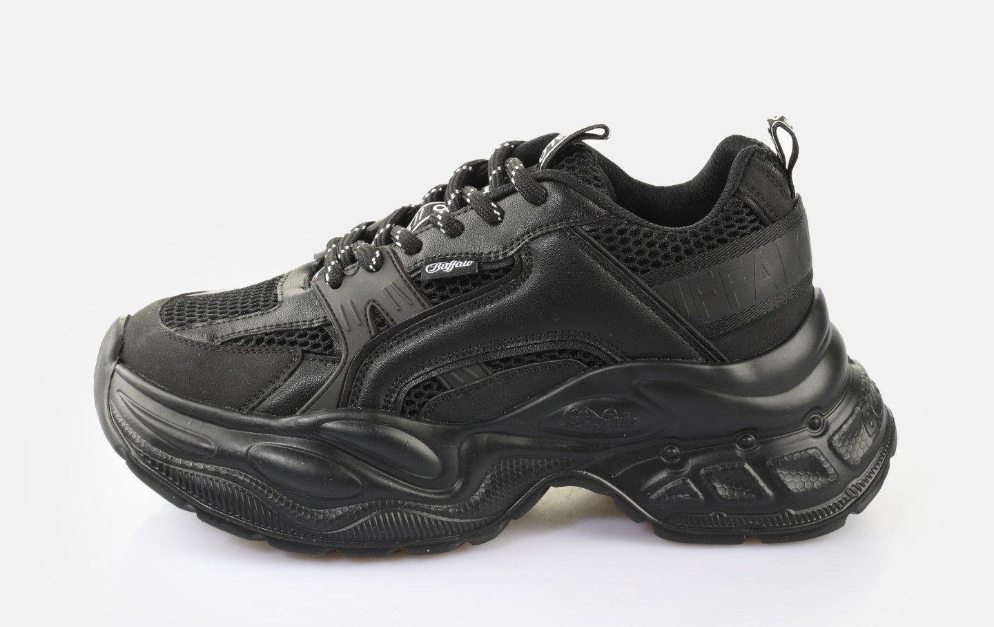 Buffalo YUNO Plateausneaker Chunky-Sneaker, Schnürschuh, Leichtgewicht mit Memory Foam-Innensohle
