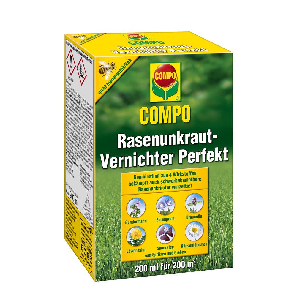 Unkrautbekämpfungsmittel Rasenunkraut-Vernichter Perfekt