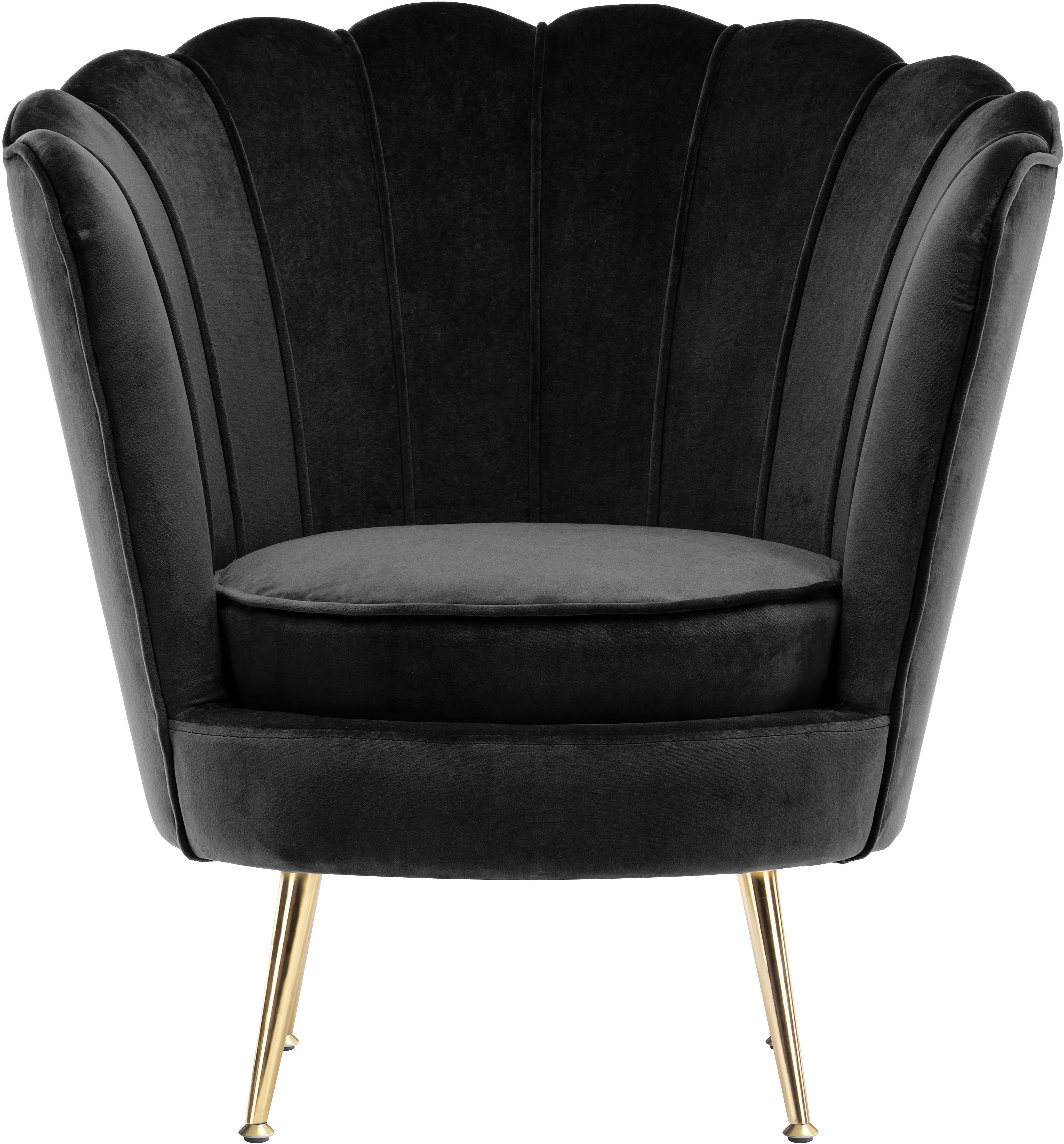 Kayoom Sessel Sofa Barbara 125, hochwertiger Velvet-Stoff mit samtweicher H günstig online kaufen