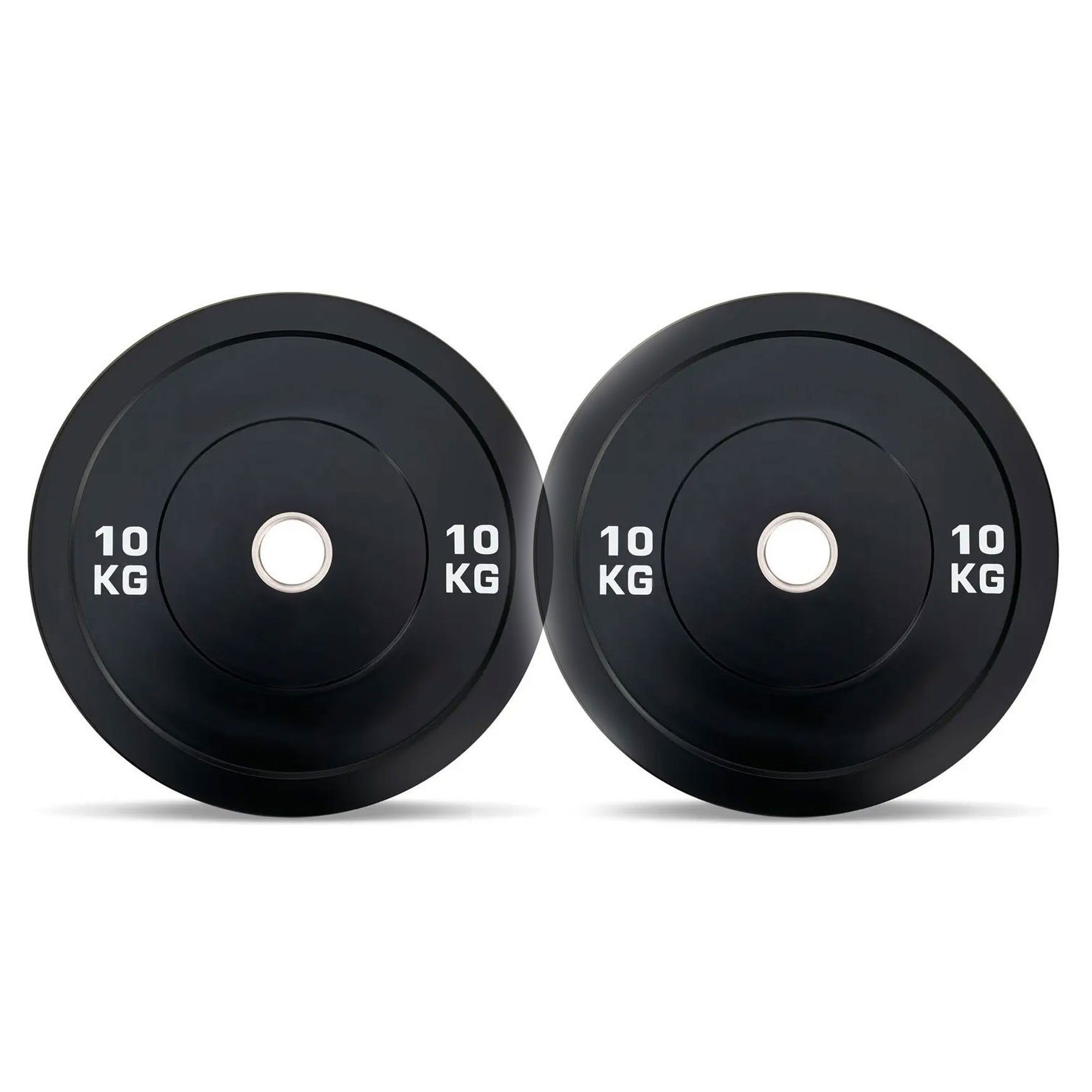 Dastone Hantelscheiben Bumper Plates Hantelscheiben Vollgummi 50mm Metallring, 20 kg, Vollgummi, Metall Innenring