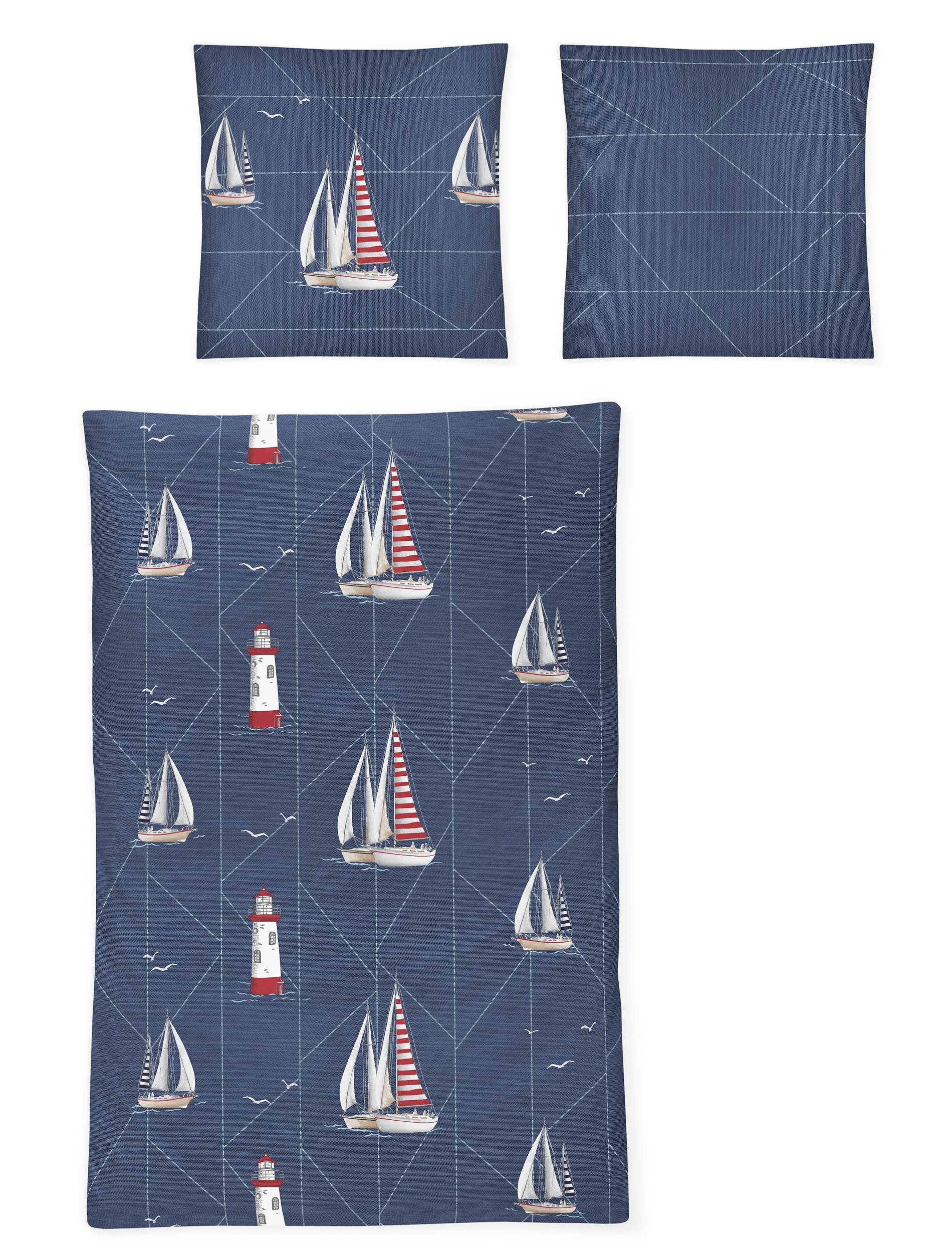 Irisette Bettwäsche Sky 8483, Mako-Satin, 2 teilig, edel und hochwertig