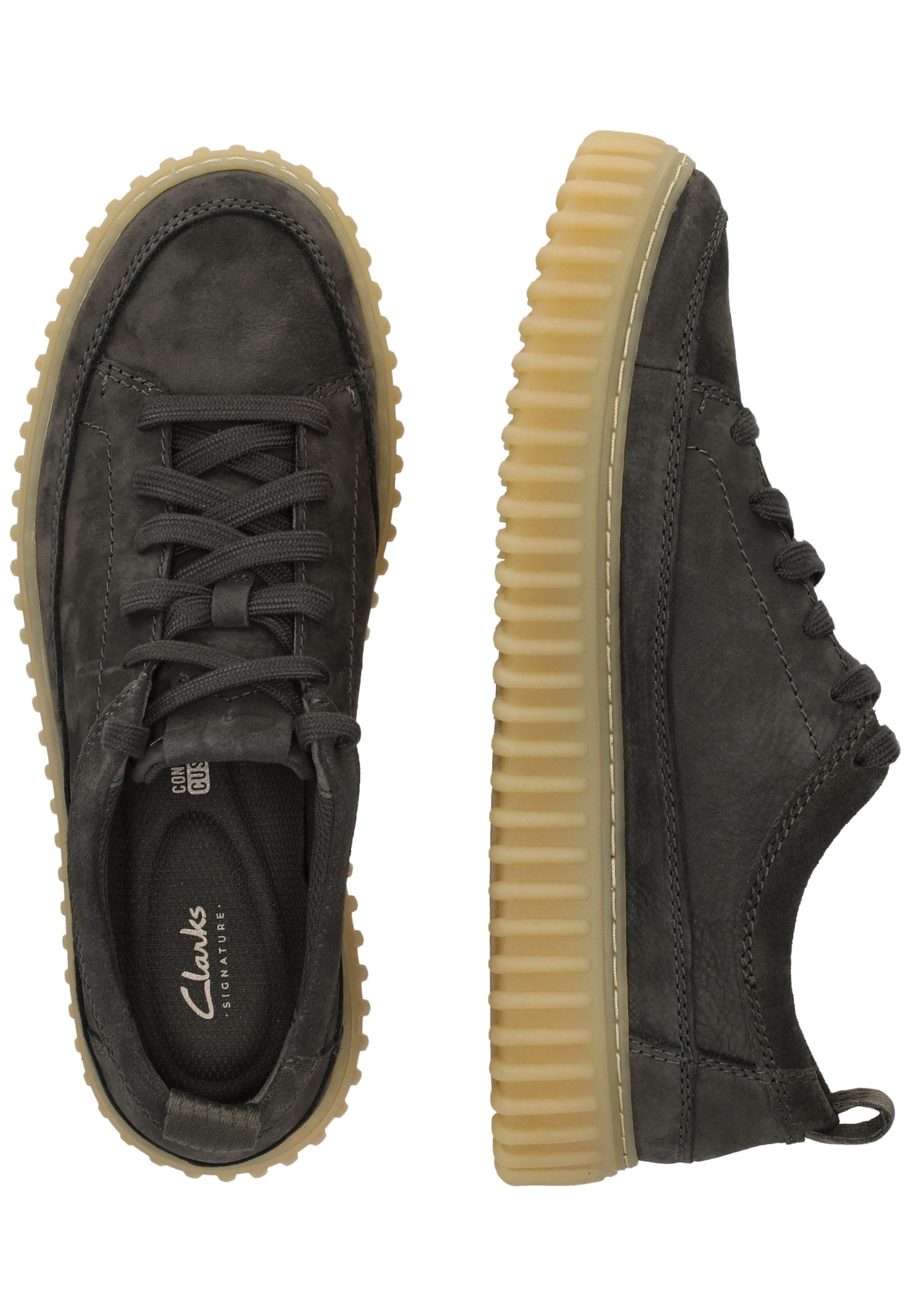 Clarks Torhill Lace Sneaker mit strapazierfähiger Sohle