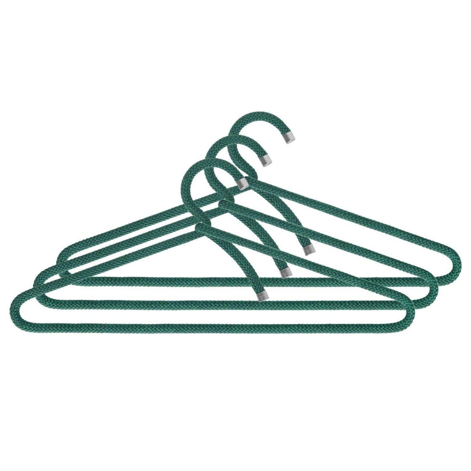 Peppermint Products Автовешалки Textil-KLEIDERBÜGEL aus Seil 3er Set Waldgrün
