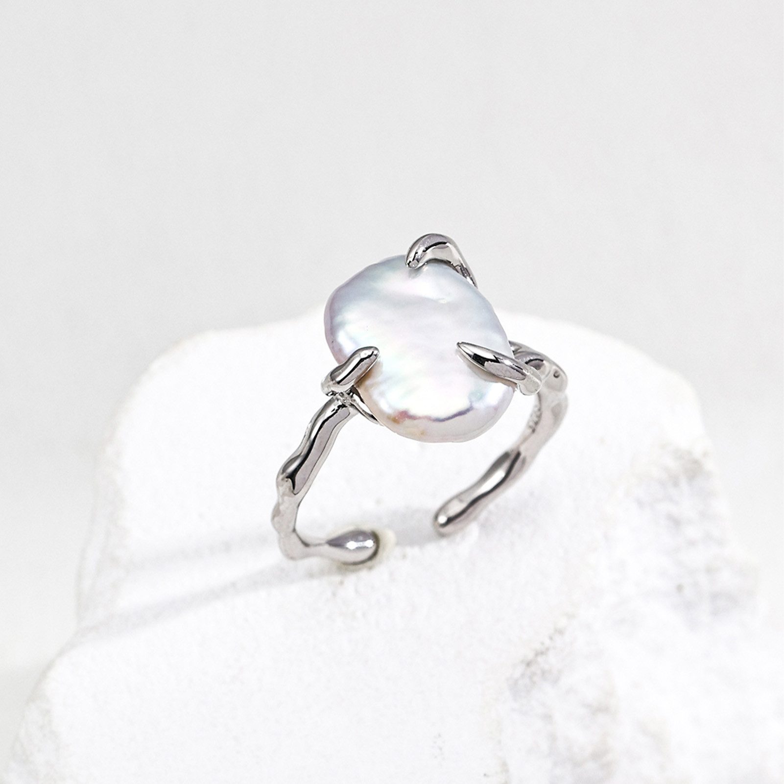 Jumpeak Silberring ring silber 925 damen,perlen günstig online kaufen