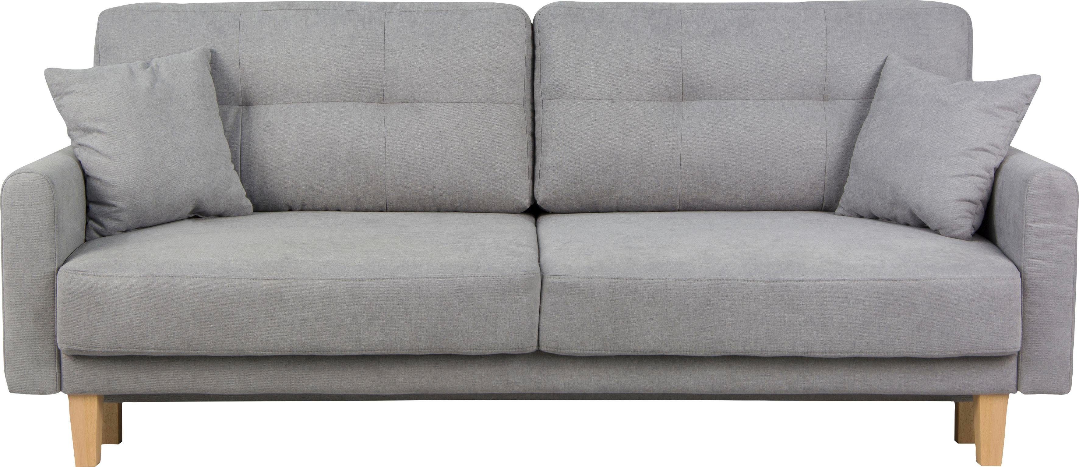 Home affaire 3-Sitzer "TRIPLO optionale Schlafsofa mit Bettkasten, Maße B/T günstig online kaufen