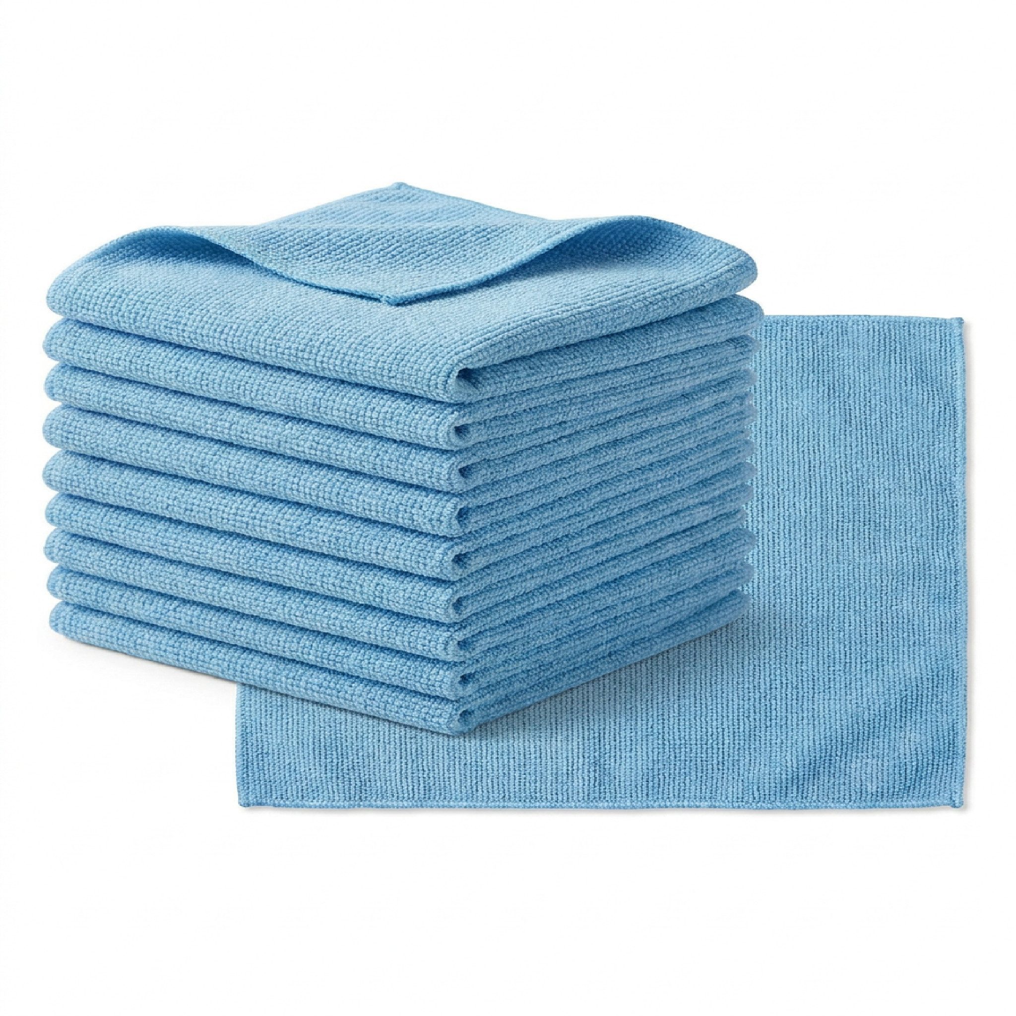 varivendo 10er Set Mikrofasertuch 30 x 30 cm, blau Reinigungstuch (Mikrofaser, 30,0000000000000x30,0000000000000 cm, Reinigungsset, 10-tlg., 10-teilig, Mikrofaser Microfaser Putztuch Reinigungstuch Wischtuch Poliertuch Sta)