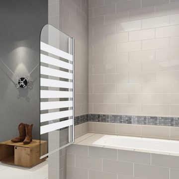 duschspa Badewannenaufsatz 140x80cm NANO Glas Badewannenaufsatz Drehwand Duschabtrennung, Einscheibensicherheitsglas, Sicherheitsglas, (Set), Glas