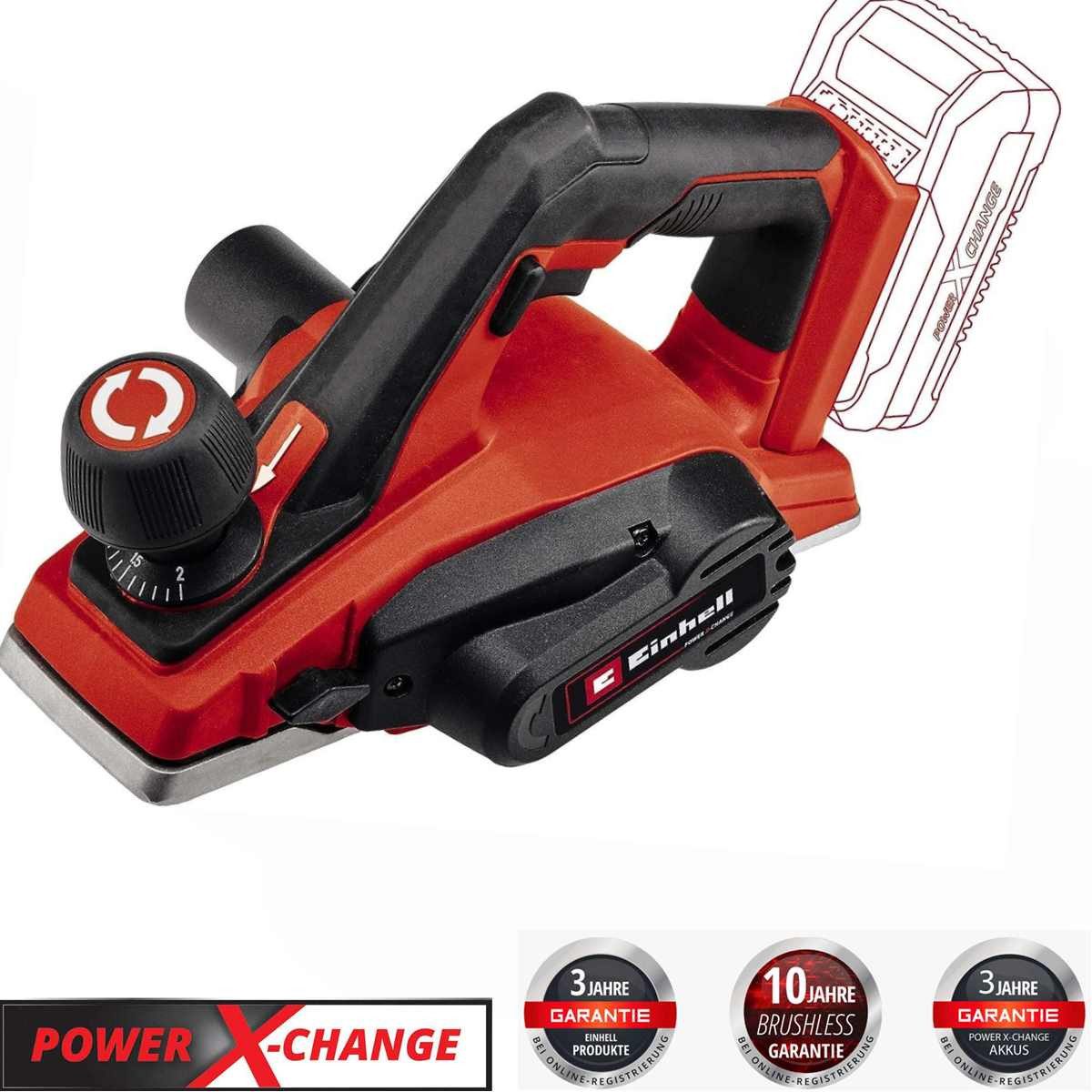 Einhell Akku-Elektrohobel 18V Akku-Hobel TE-PL 18/82 günstig online kaufen