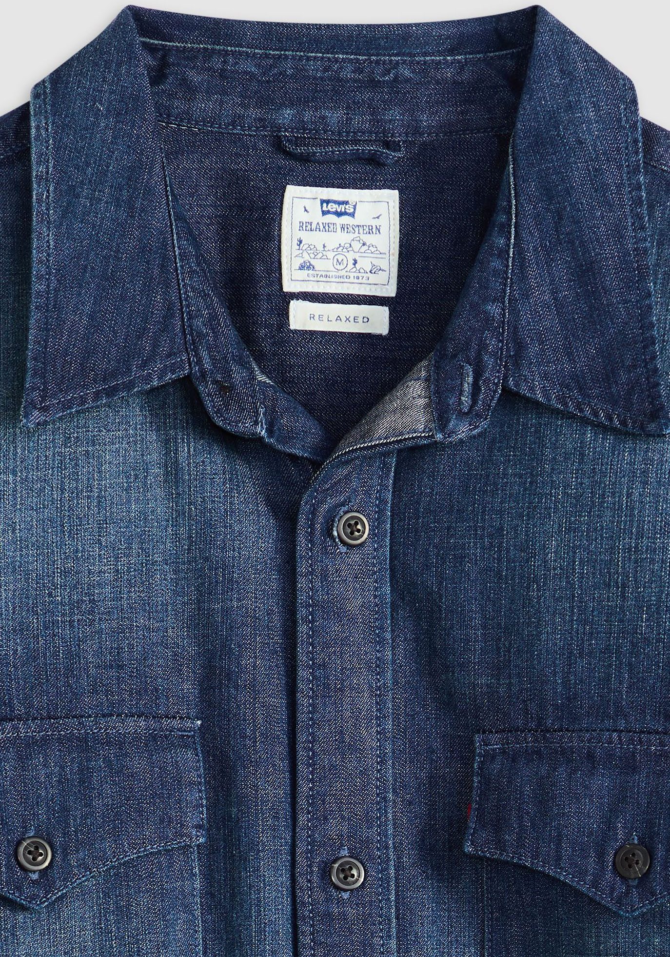Levi's® Jeanshemd RELAXED FIT WESTERN im Western-Stil