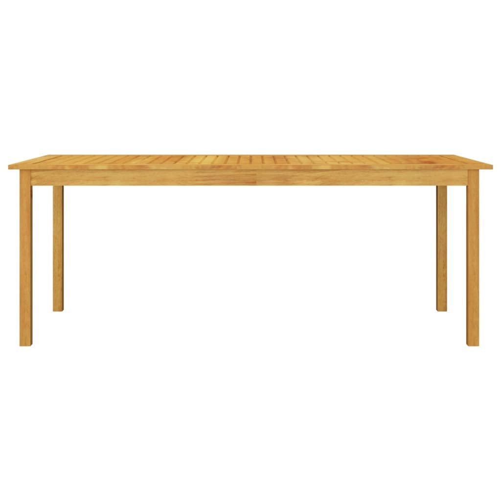 vidaXL Garten-Essgruppe 7-tlg. Garten-Essgruppe Schwarz, (7-tlg)