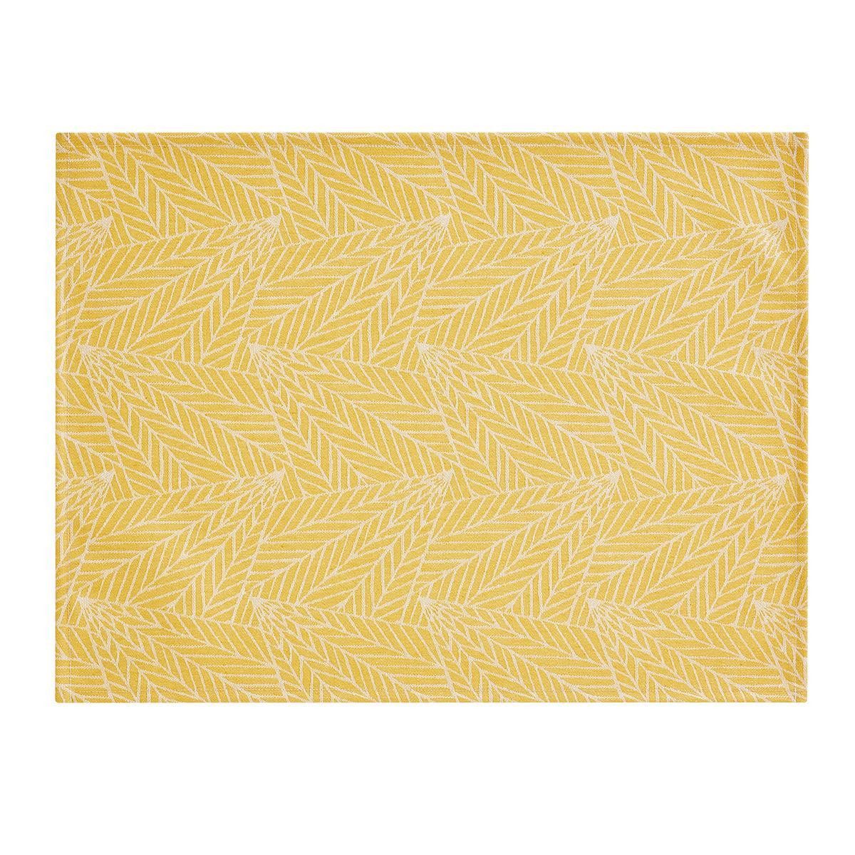 Platzset Beschichtete Tischsets (2x Set) A La Carte Feuilles Citron 36x48 cm