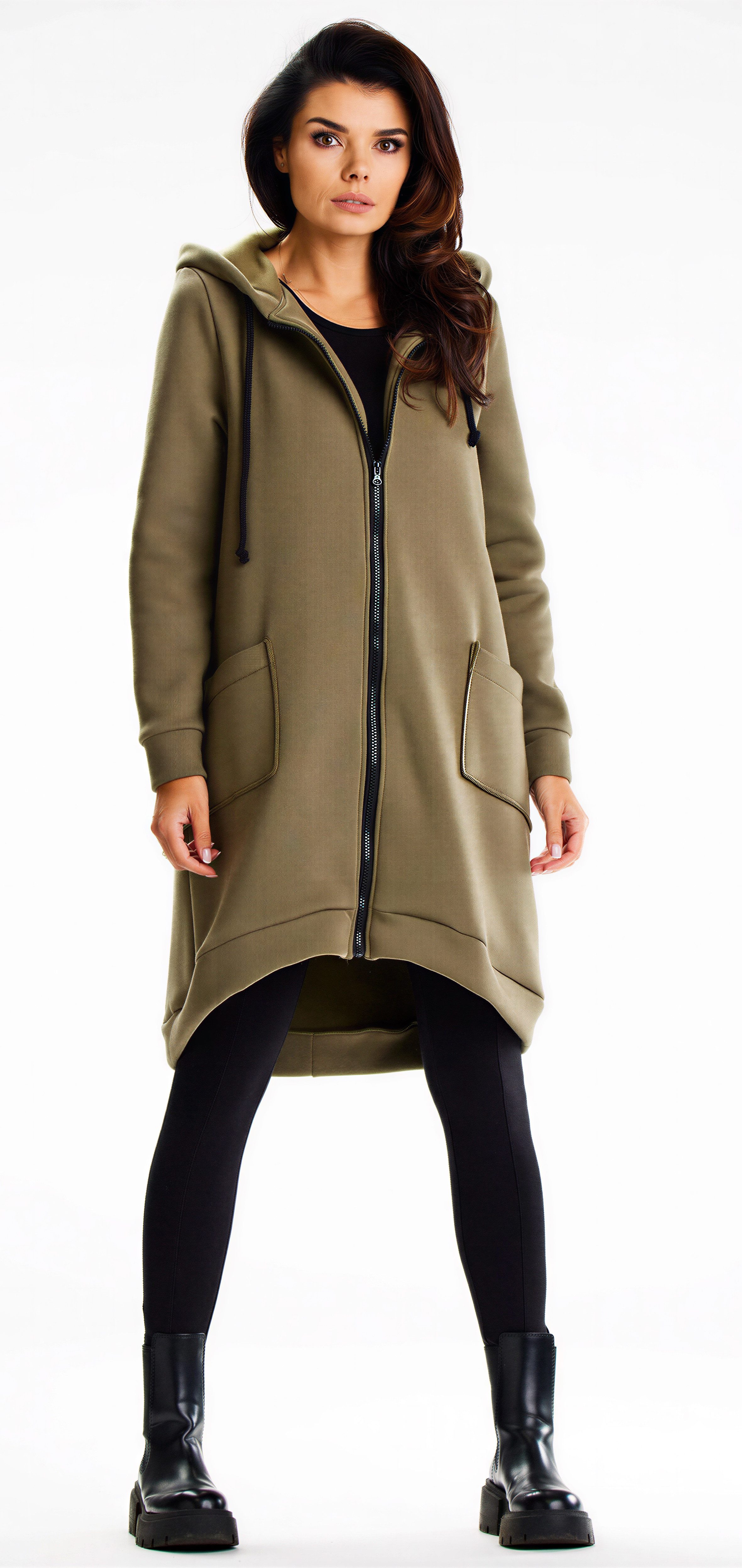 Infinite You Kapuzensweatjacke mit Reißverschluss und Taschen