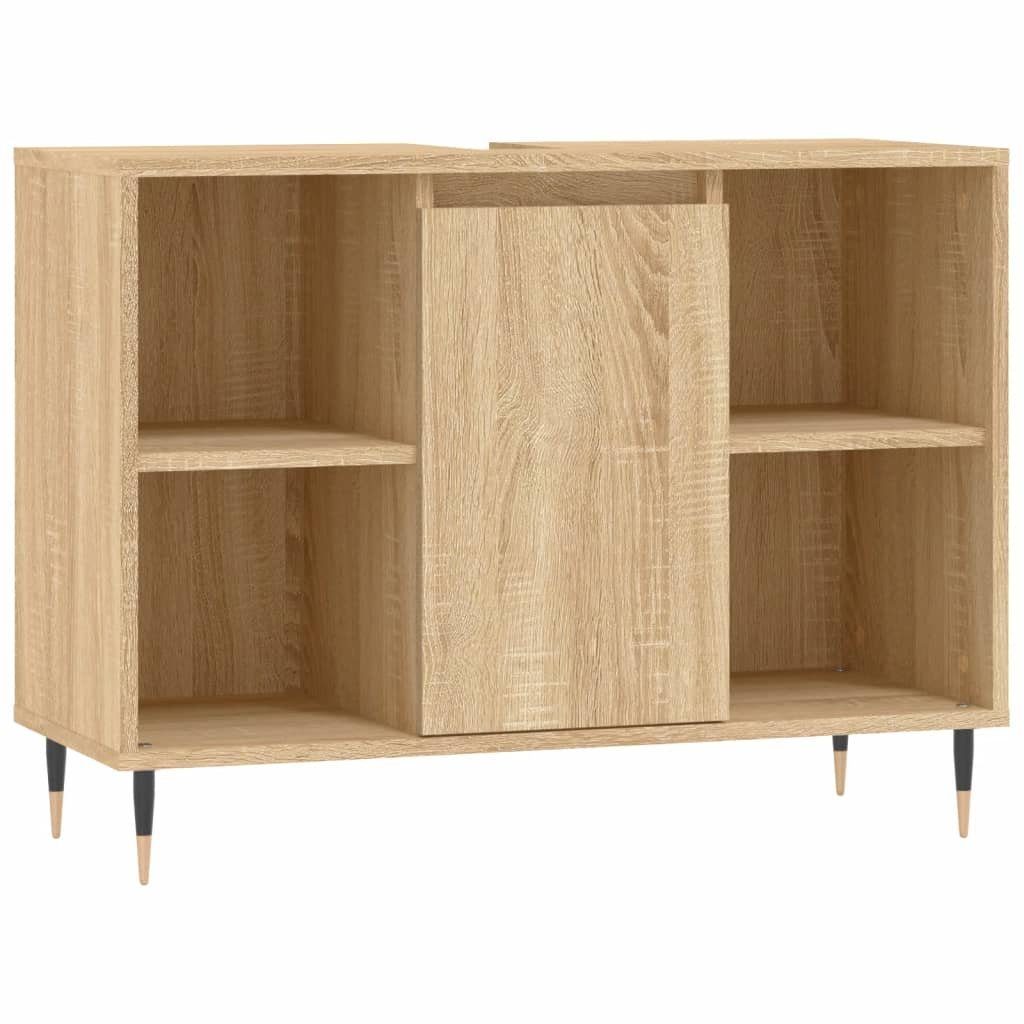 vidaXL Waschtisch NA Badschrank Sonoma Eiche 80x33x60 cm Spanplatte