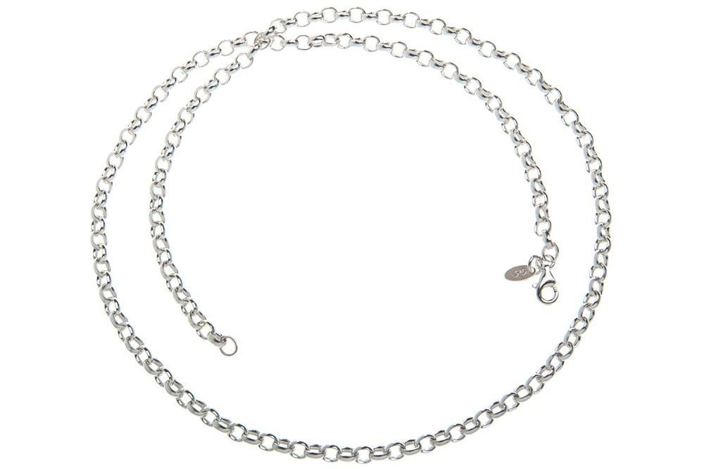 Erbskette 925 von Silber, 4mm Länge - 40-120cm Silberkette wählbar Silberkettenstore