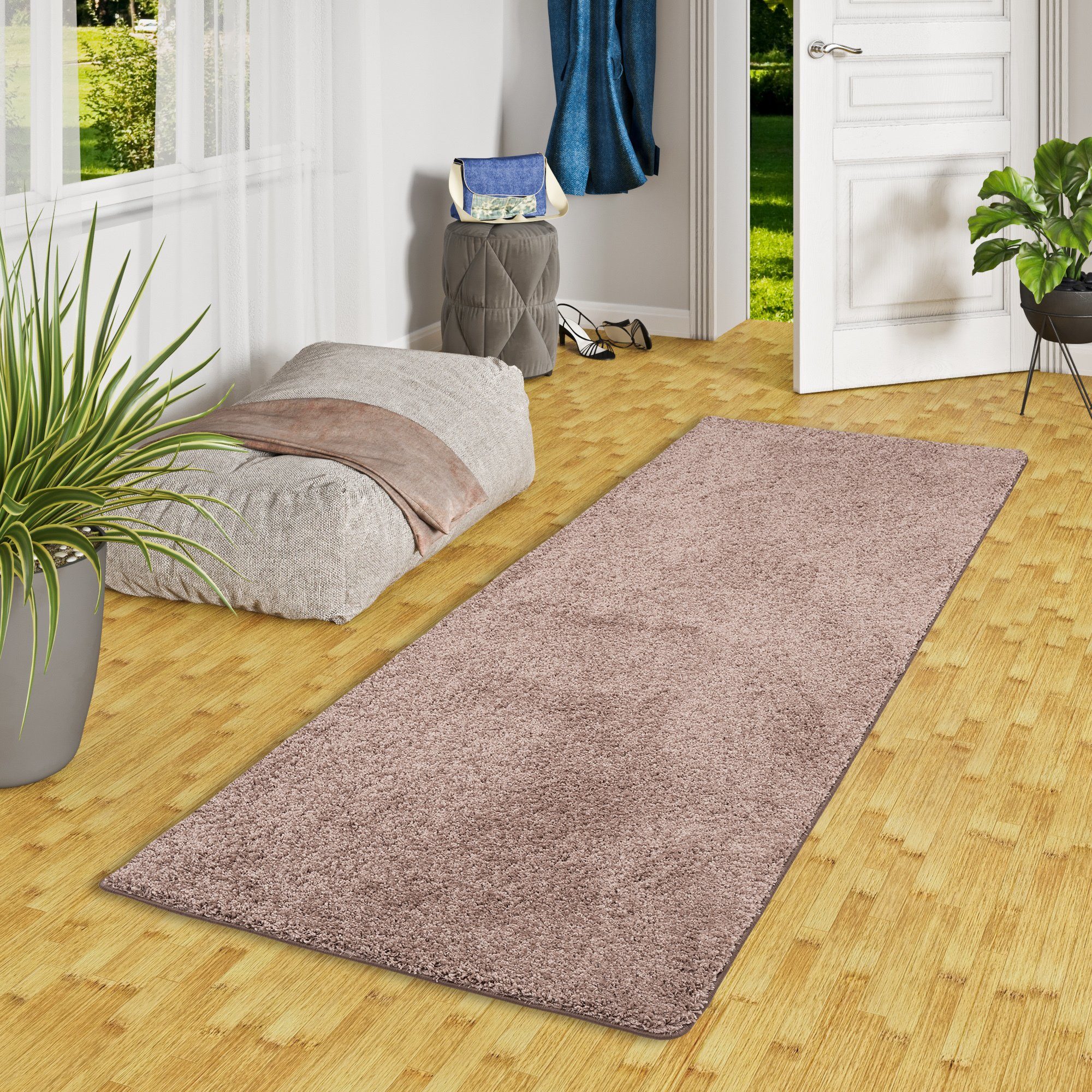 Snapstyle Hochflor-Teppich Luxus Hochflor Langflor Läufer Teppich Milano, R günstig online kaufen