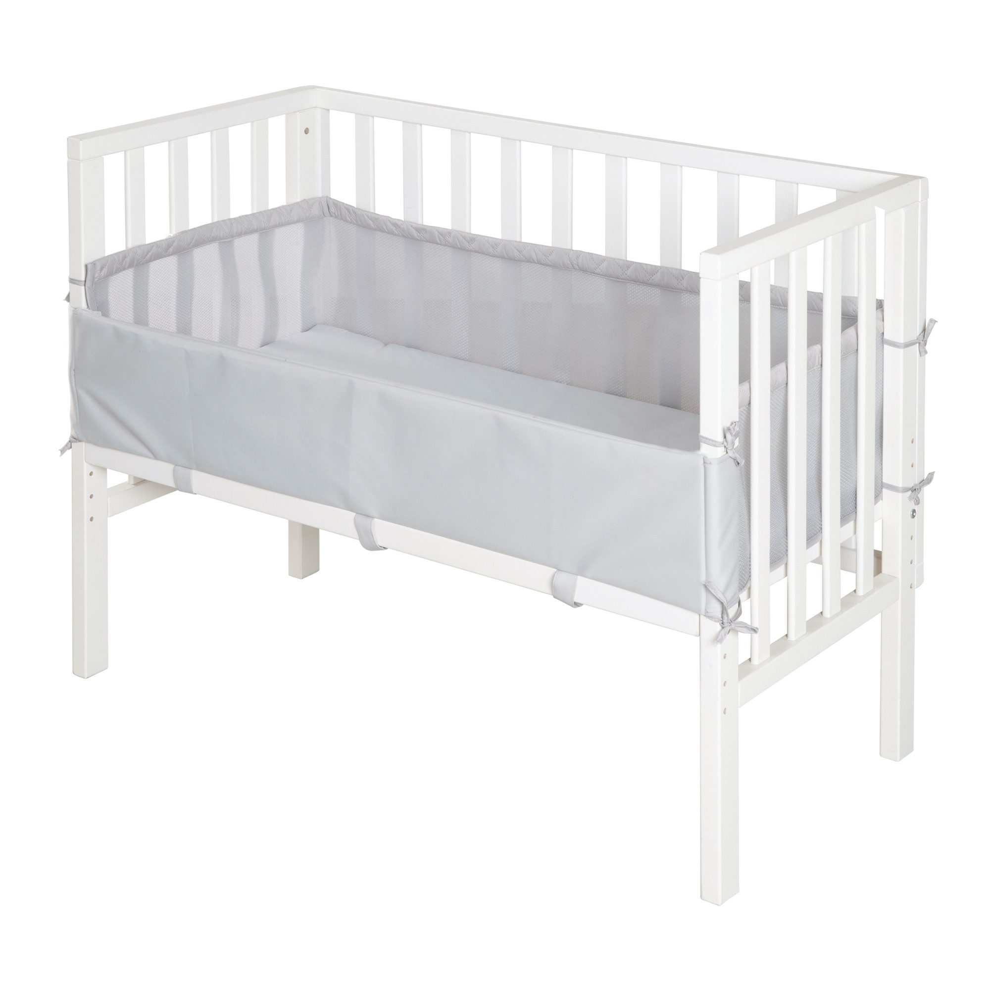 roba® Beistellbett 2 in 1 Bett, inkl. Matratze, Nestchen & Barriere günstig online kaufen