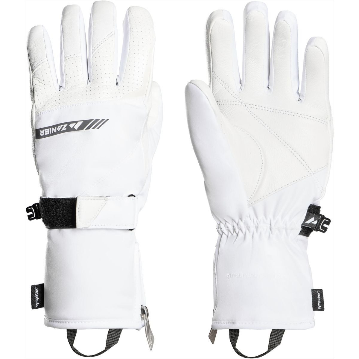 Zanier Skihandschuhe GERLOS.STX Stylischer Alpin-Handschuh mit Leder, wasserdicht und warm, ideal für