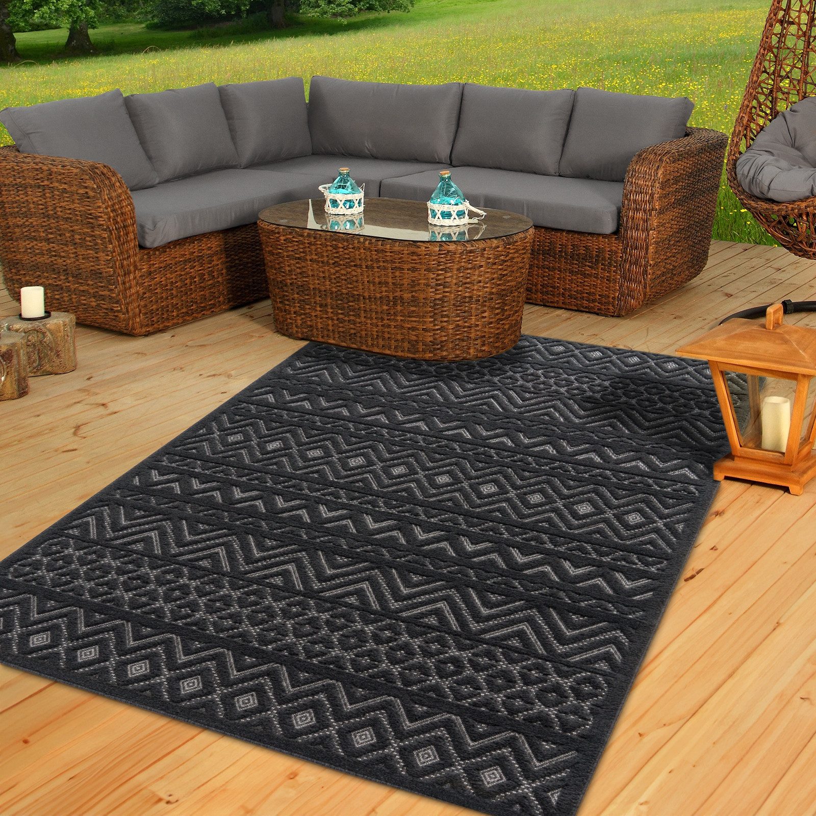 TaCa Home Teppich Outdoor Teppich wetterfest günstig online kaufen