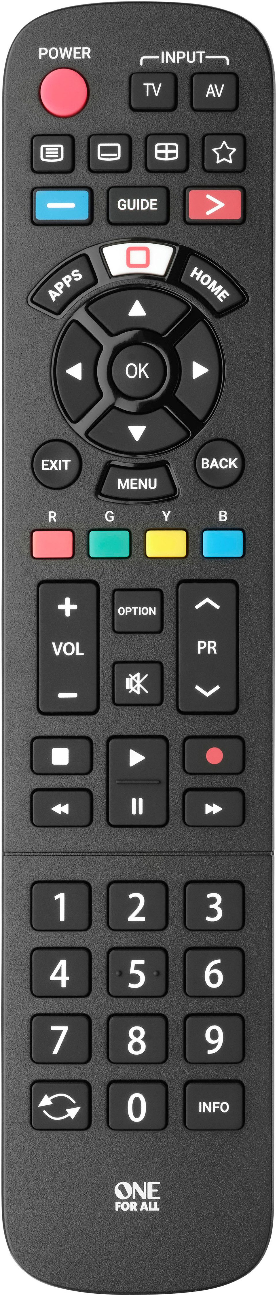 One for All URC4914 Fernbedienung (1-in-1, Panasonic 2.0 Ersatzfernbedienung)