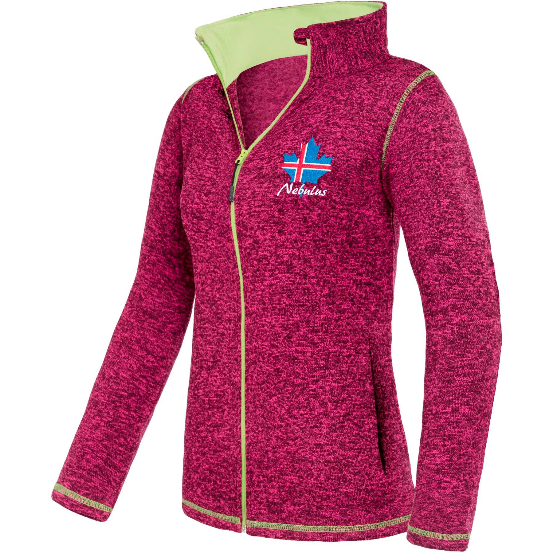 Nebulus Fleecejacke CHIOS, P5184 - Damen, fuchsia-lime, XL/42 günstig online kaufen