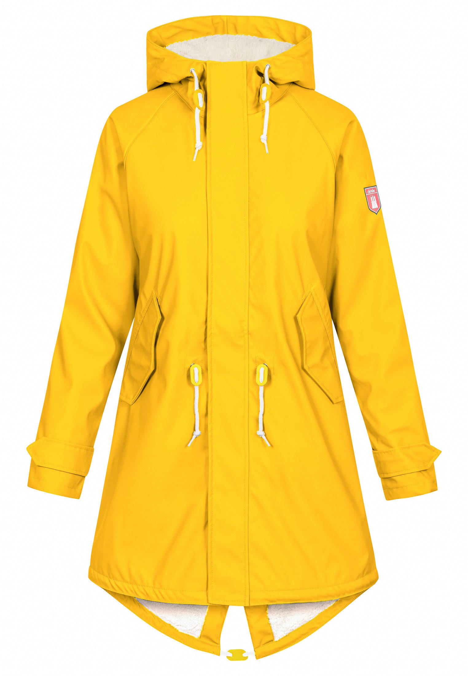 Derbe Regenmantel "Tidaholm", Wasserabweisend, winddicht, Teddylining günstig online kaufen