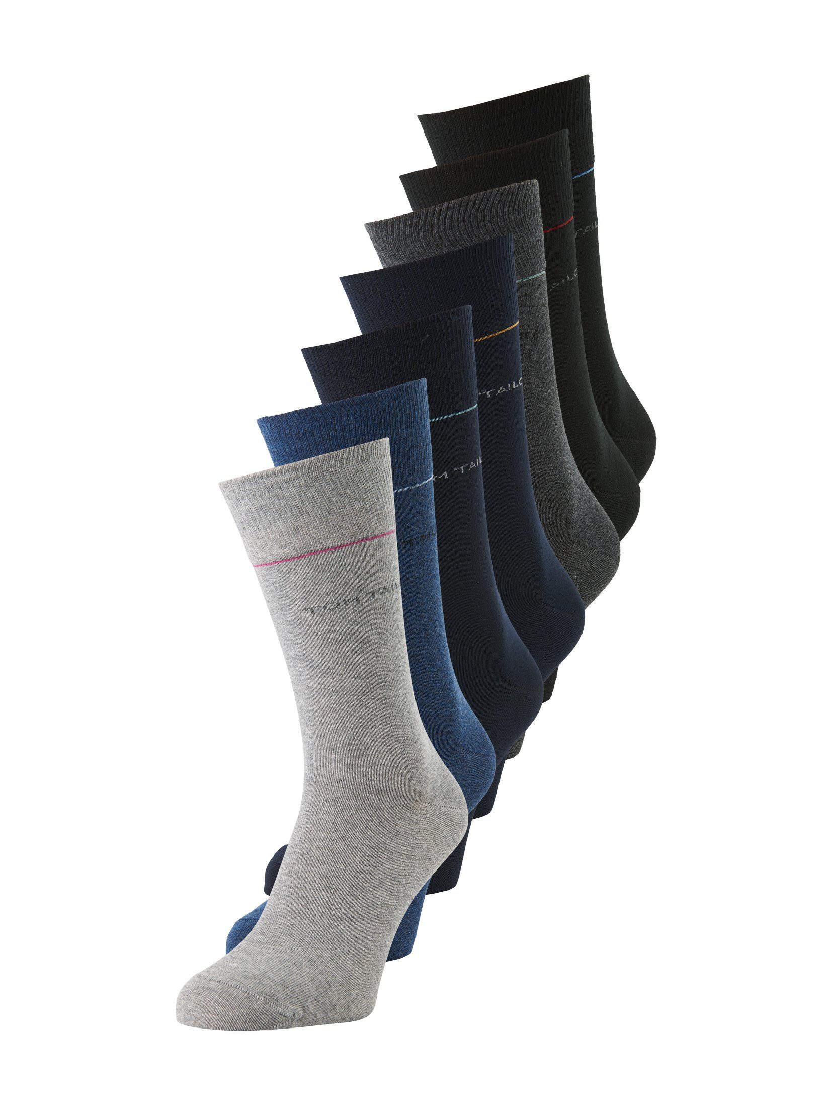 TOM TAILOR Socken Socken in einer 7-Tage-Box (im Siebenerpack)