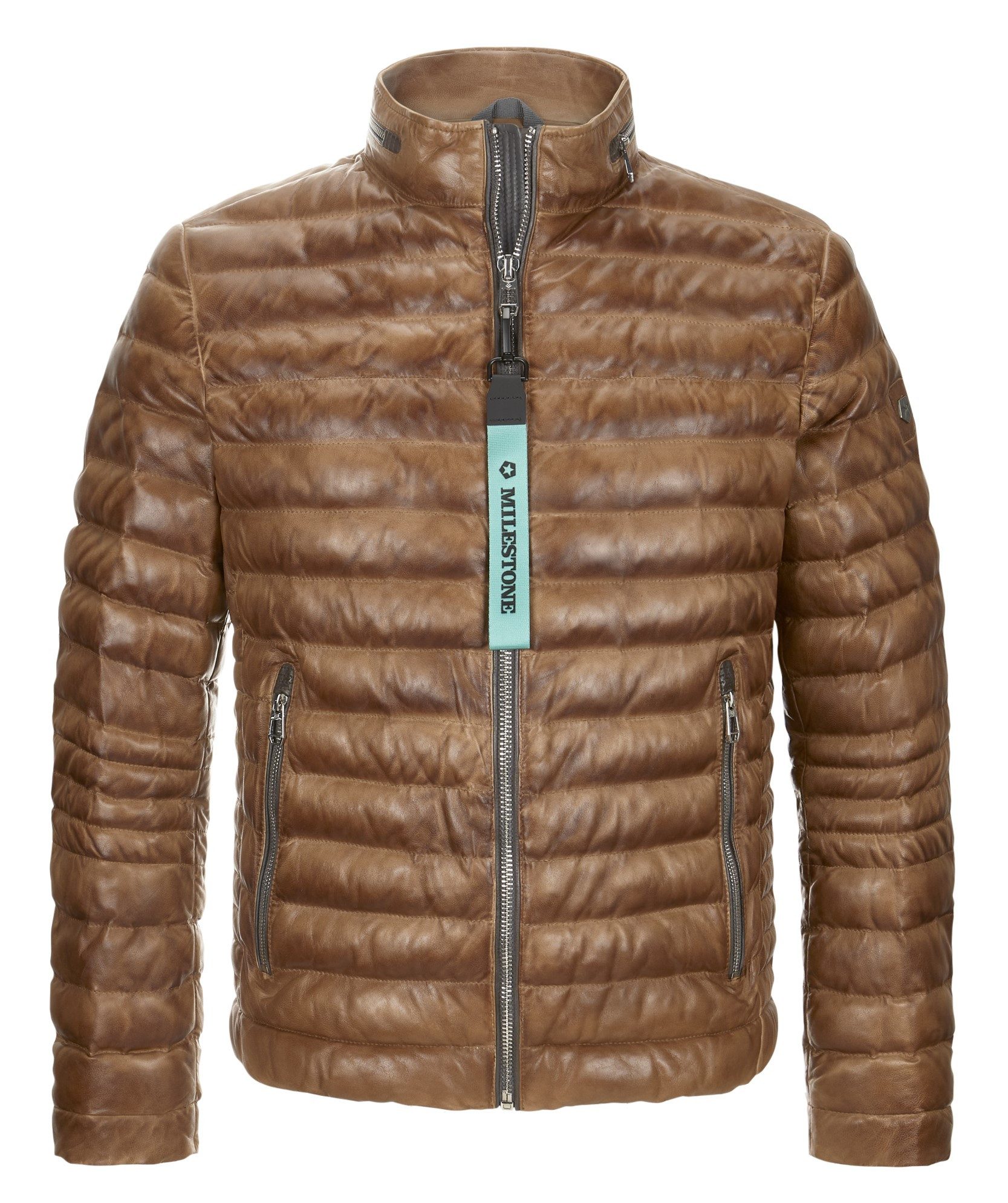 Milestone Lederjacke MSCavallino leichte Steppjacke aus günstig online kaufen