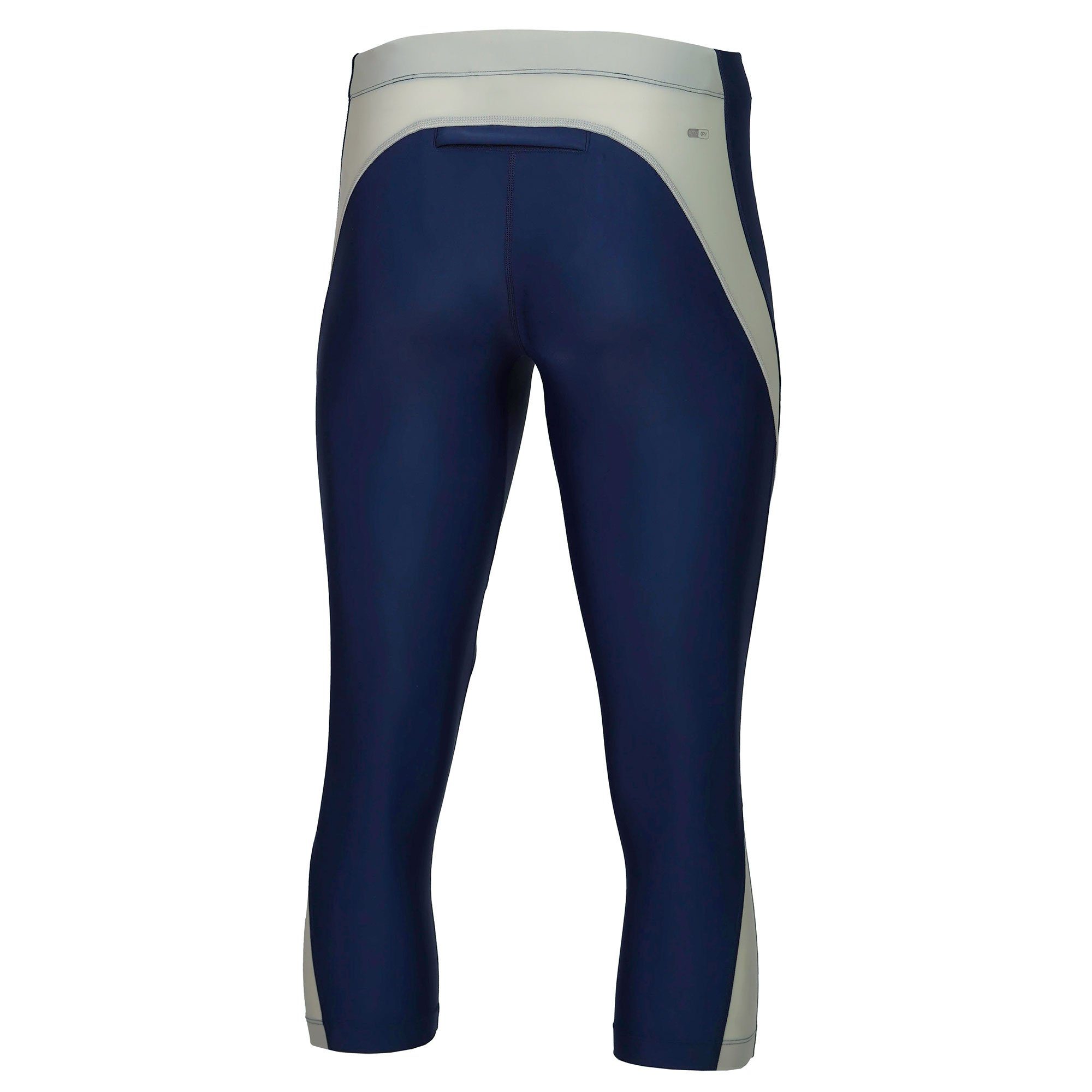 Laufhose 3/4 Lang Pro Airtracks navy-grau Lauftights