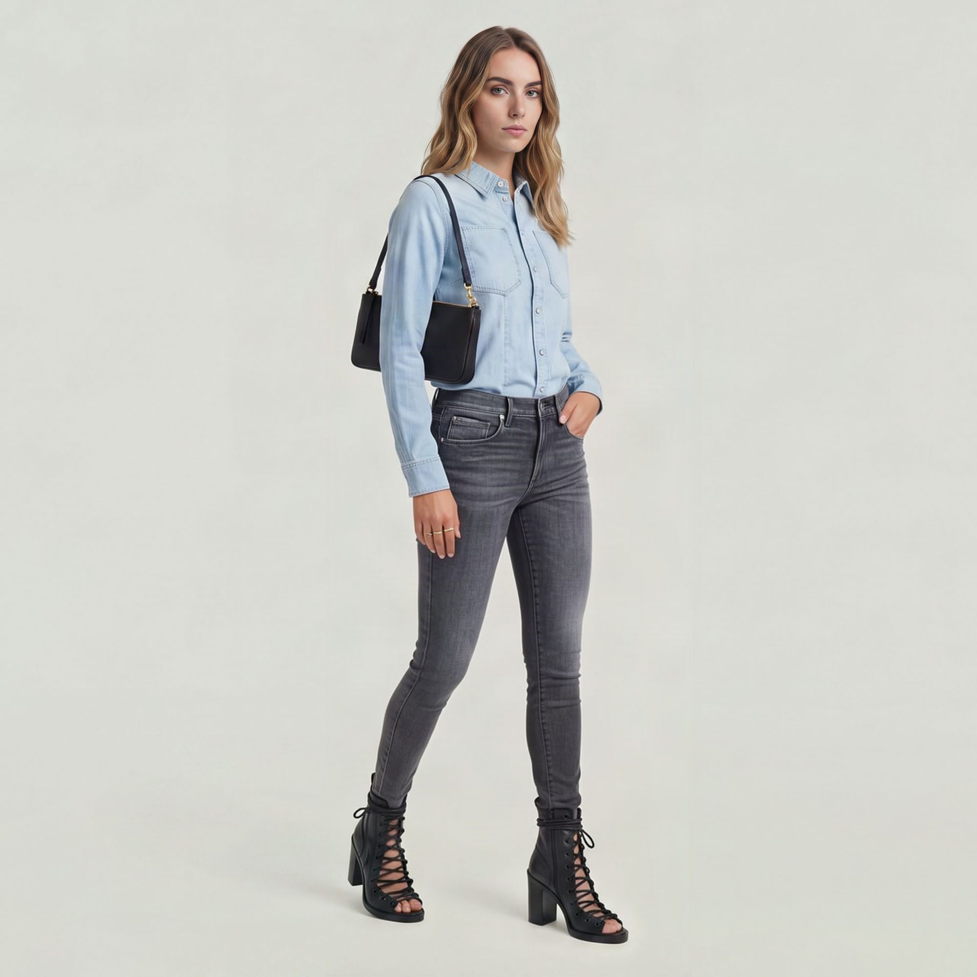 G-STAR 5-Pocket-Jeans 3301 Skinny Jeans – Bild 4 von 5