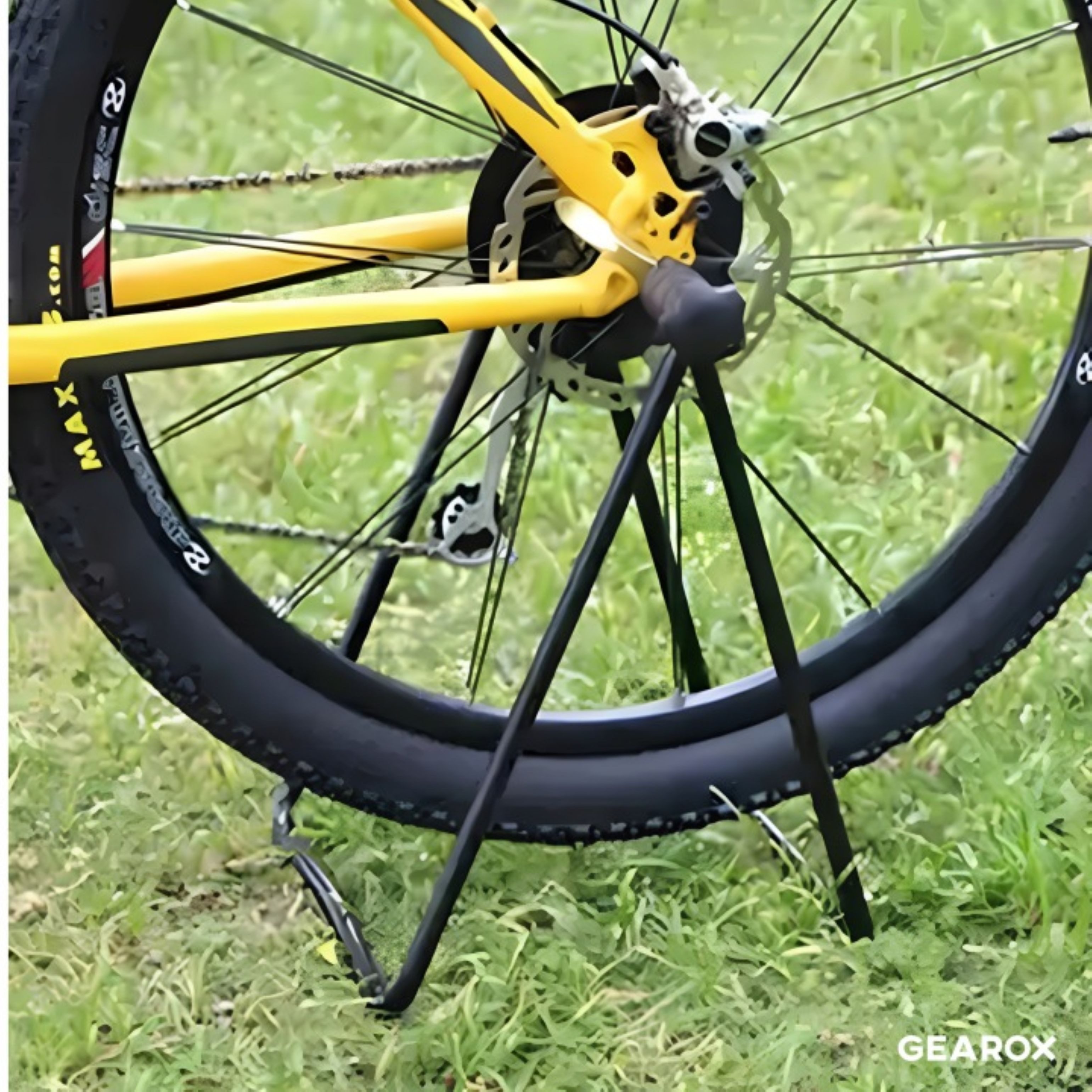 Festivalartikel Fahrrad-Montageständer Fahrrad Montageständer Klappbar Hinterrad 16–29 Zoll bis 30 kg (1-tlg)