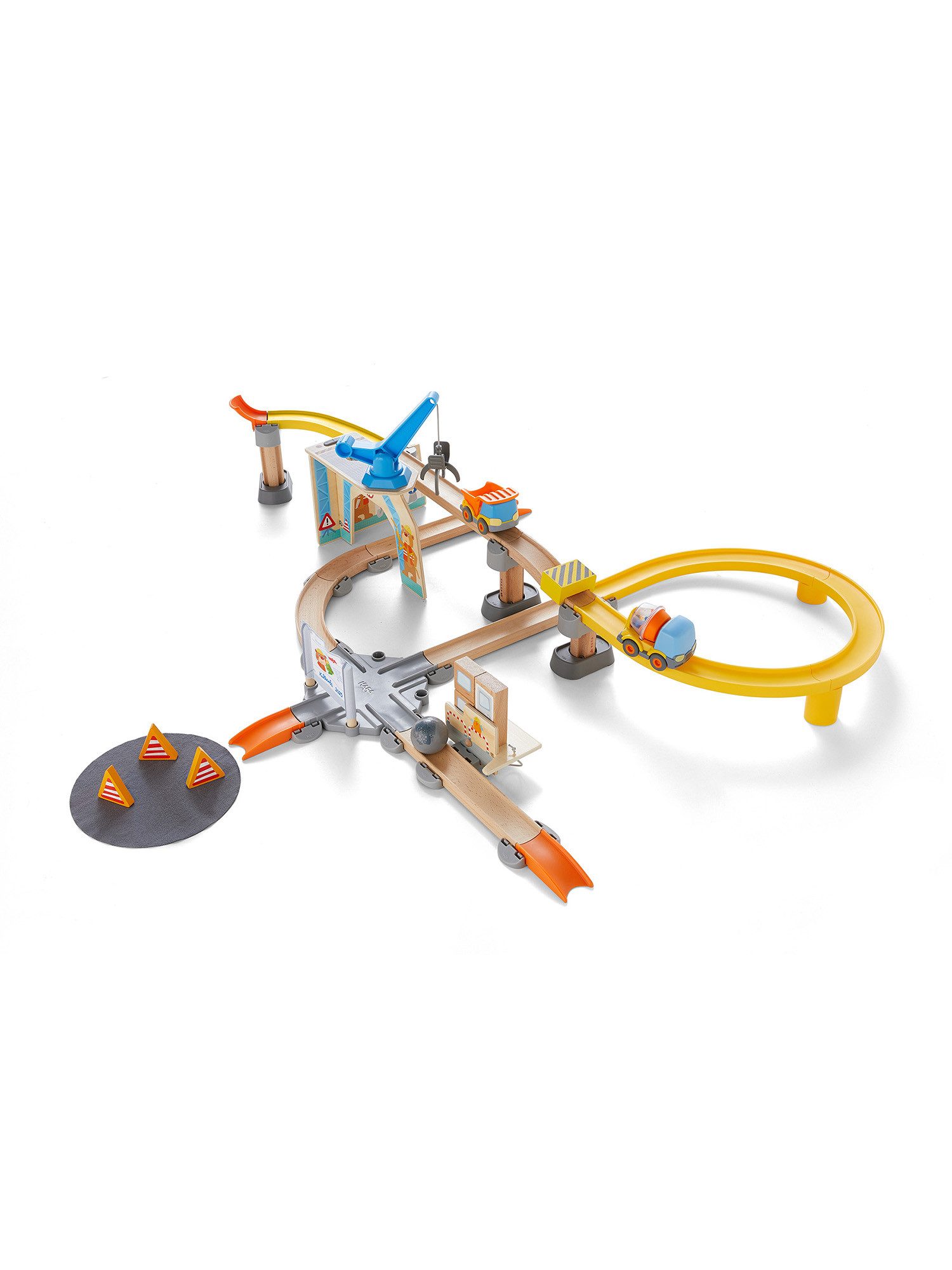 Haba Kugelbahn Kullerbü – Spielbahn Große Baustelle, unisex neutral