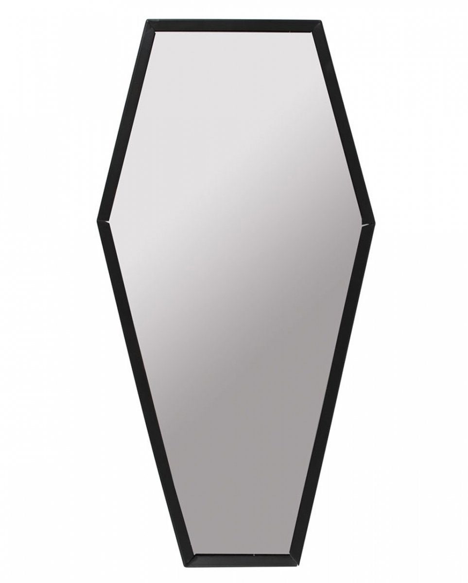 Horror-Shop Dekofigur Sarg Spiegel Wanddekoration 50cm