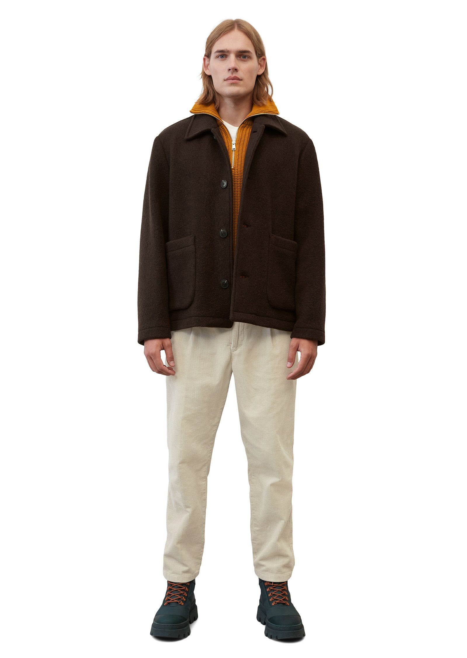 - Outdoorjacke Europe MANTECO® in O'Polo braun Marc aus MWOOL®by Made