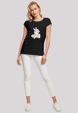 F4NT4STIC T-Shirt Disney Classics Bambi Klopfer Damen,Premium Merch,Regular-Fit,Kurze Ärmel,Bedruckt